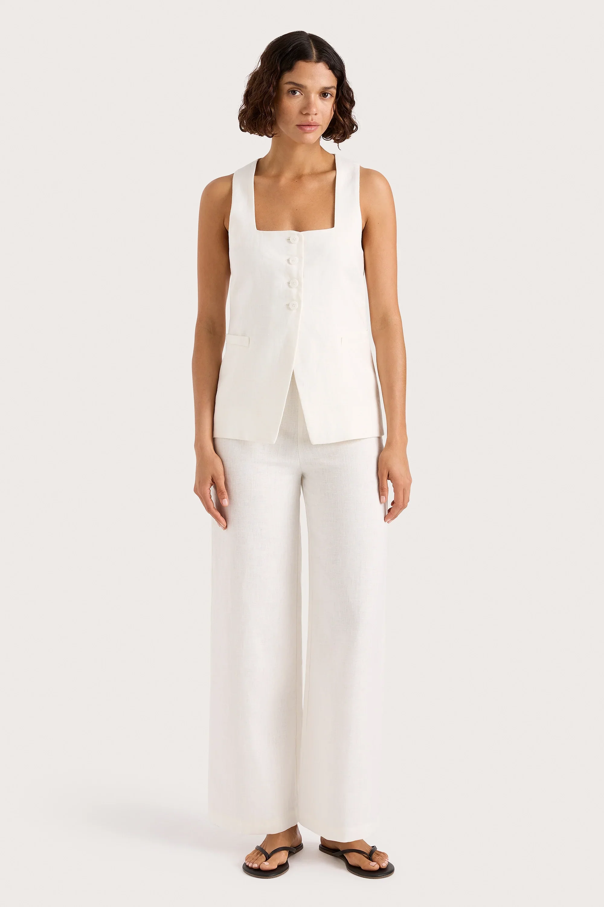 Faithfull - Jackie Vest White