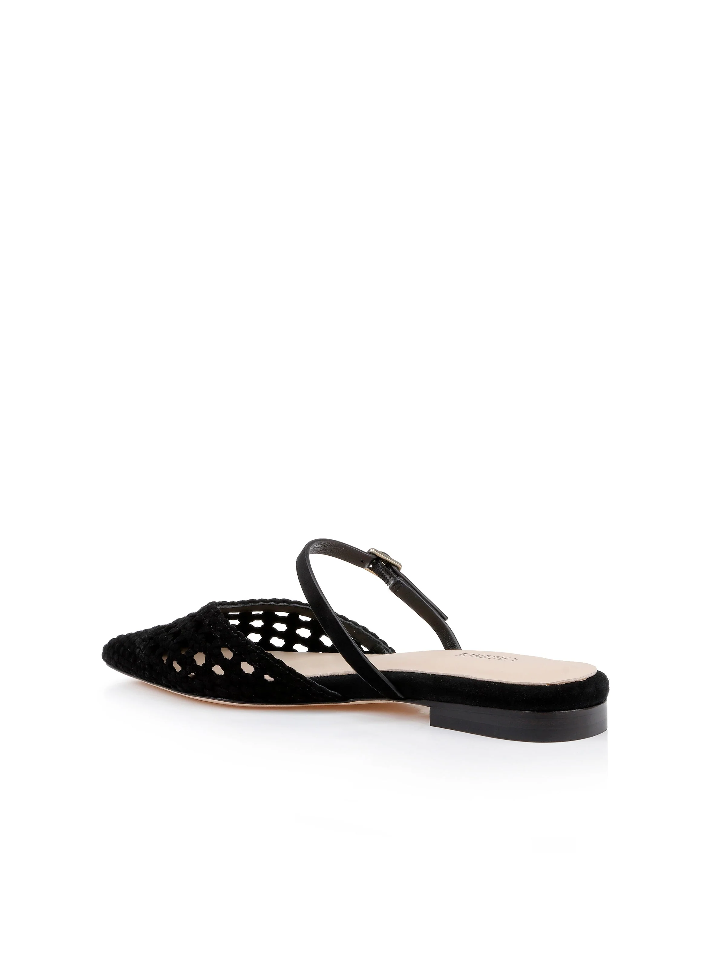 L'AGENCE - Jacklyn Suede Flat Mule - Image 7