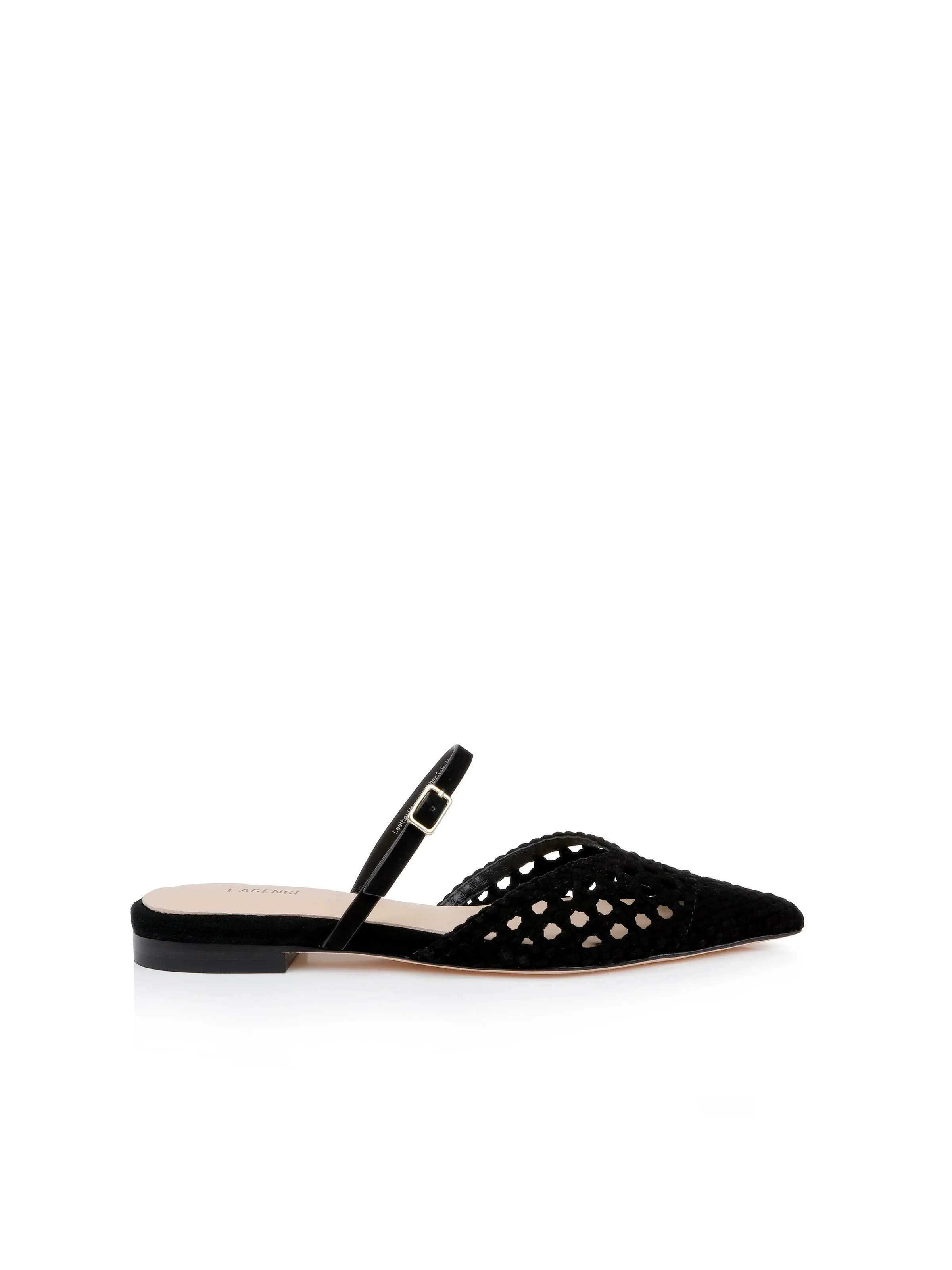 L'AGENCE - Jacklyn Suede Flat Mule - Image 8