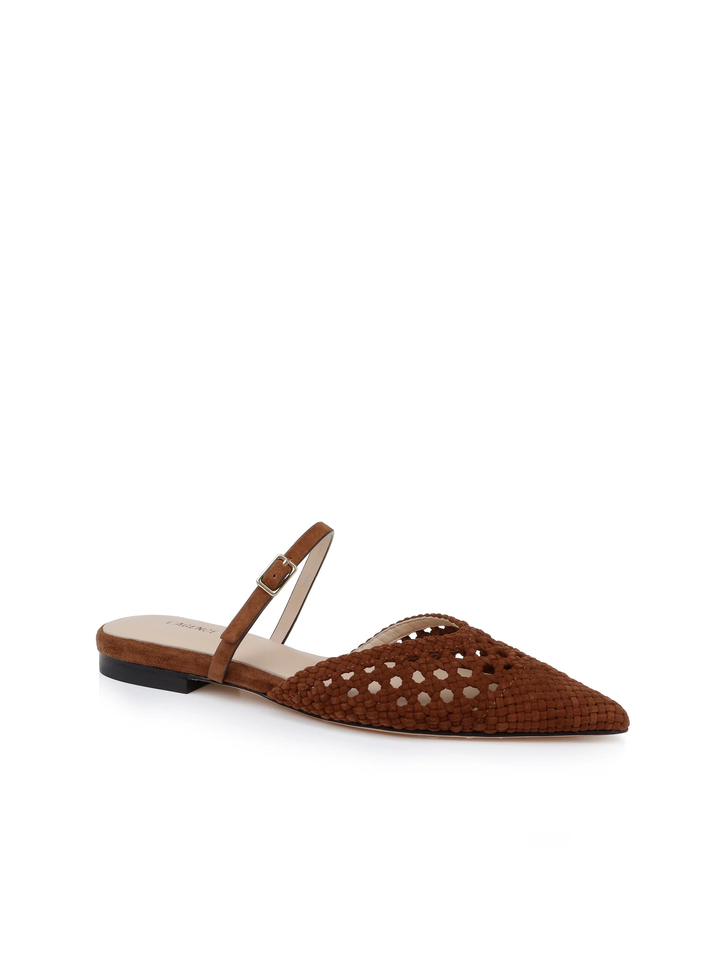 L'AGENCE - Jacklyn Suede Flat Mule - Image 2