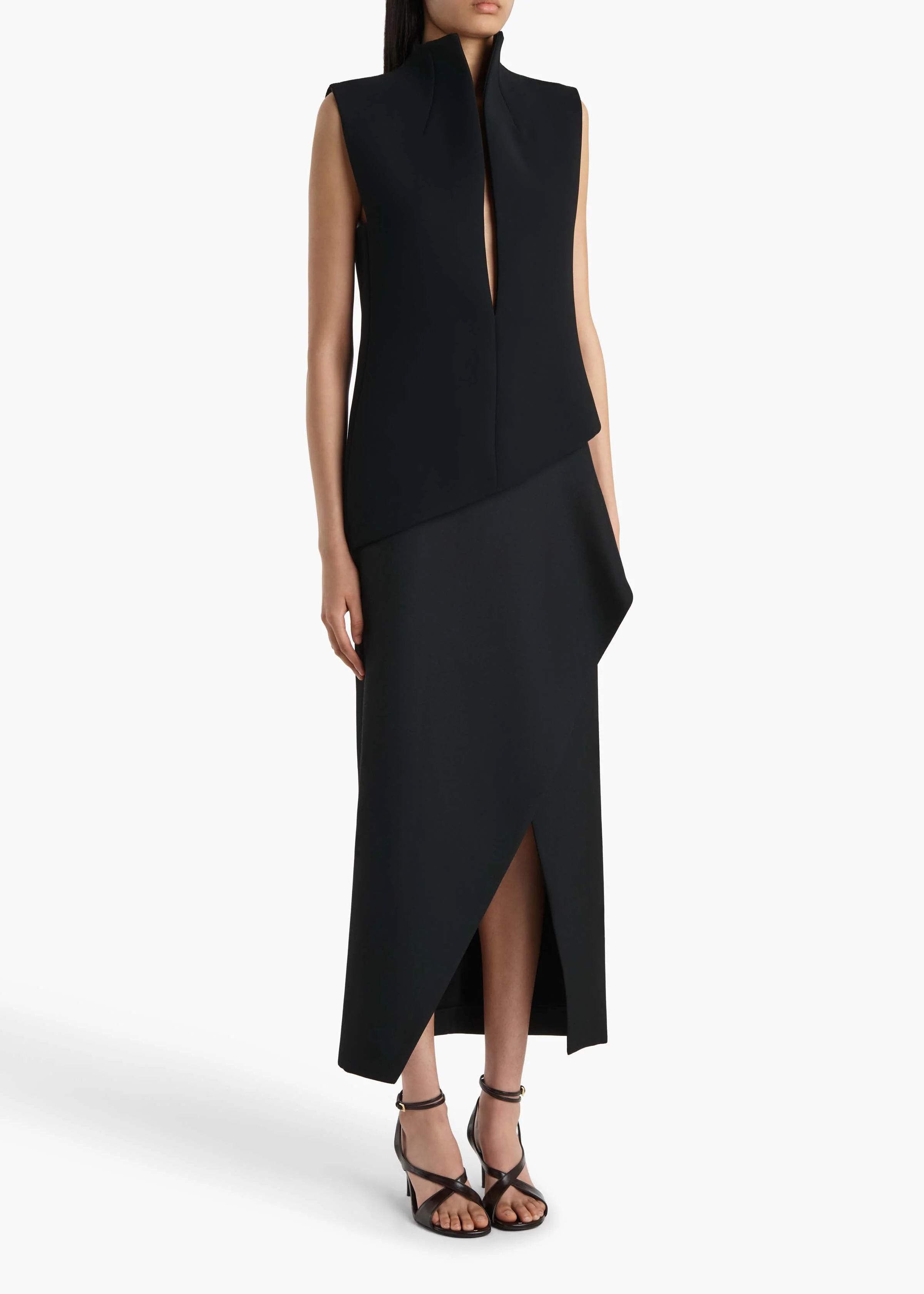 Khaite - Jaia Skirt in Black - Image 2