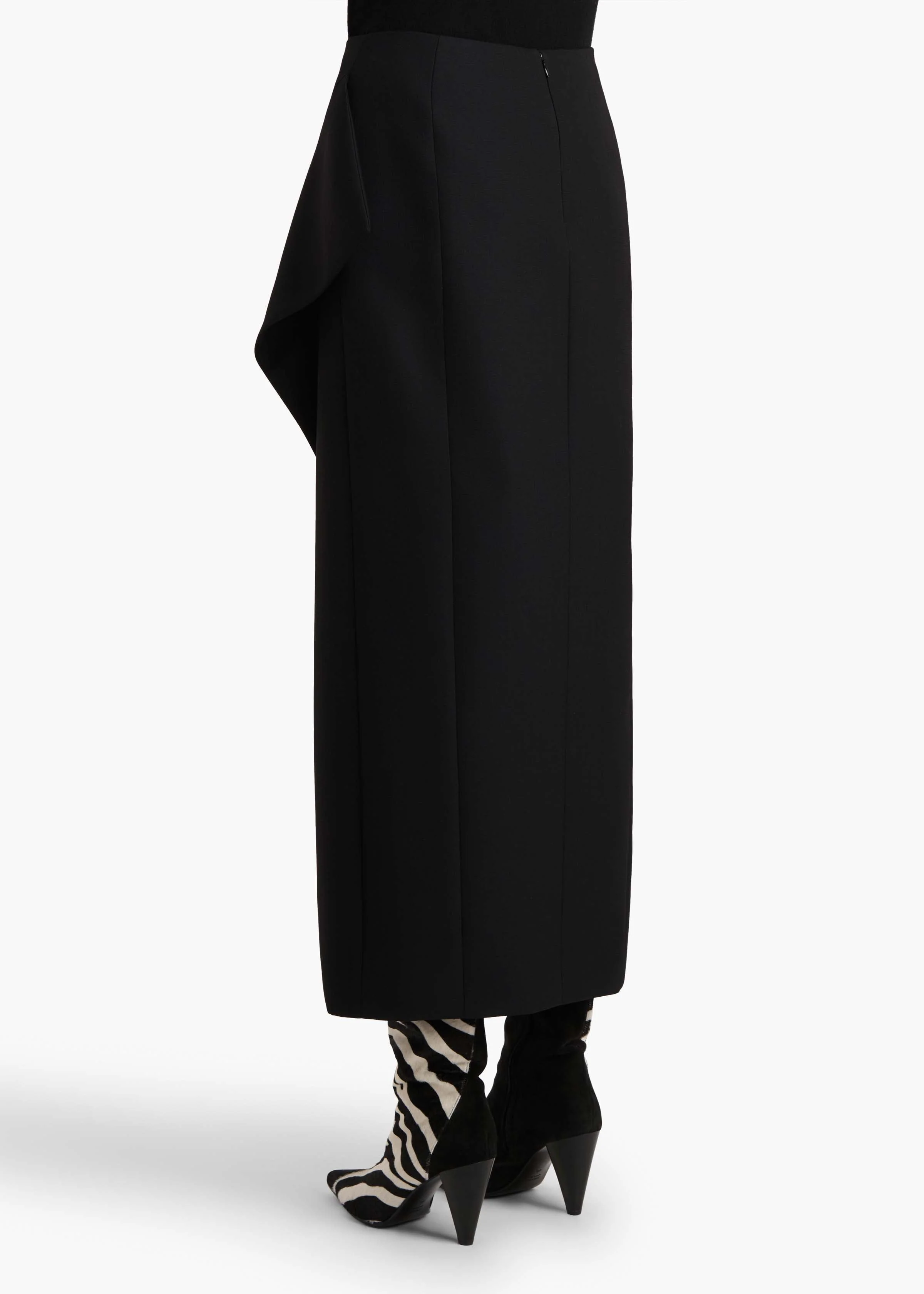 Khaite - Jaia Skirt in Black - Image 4