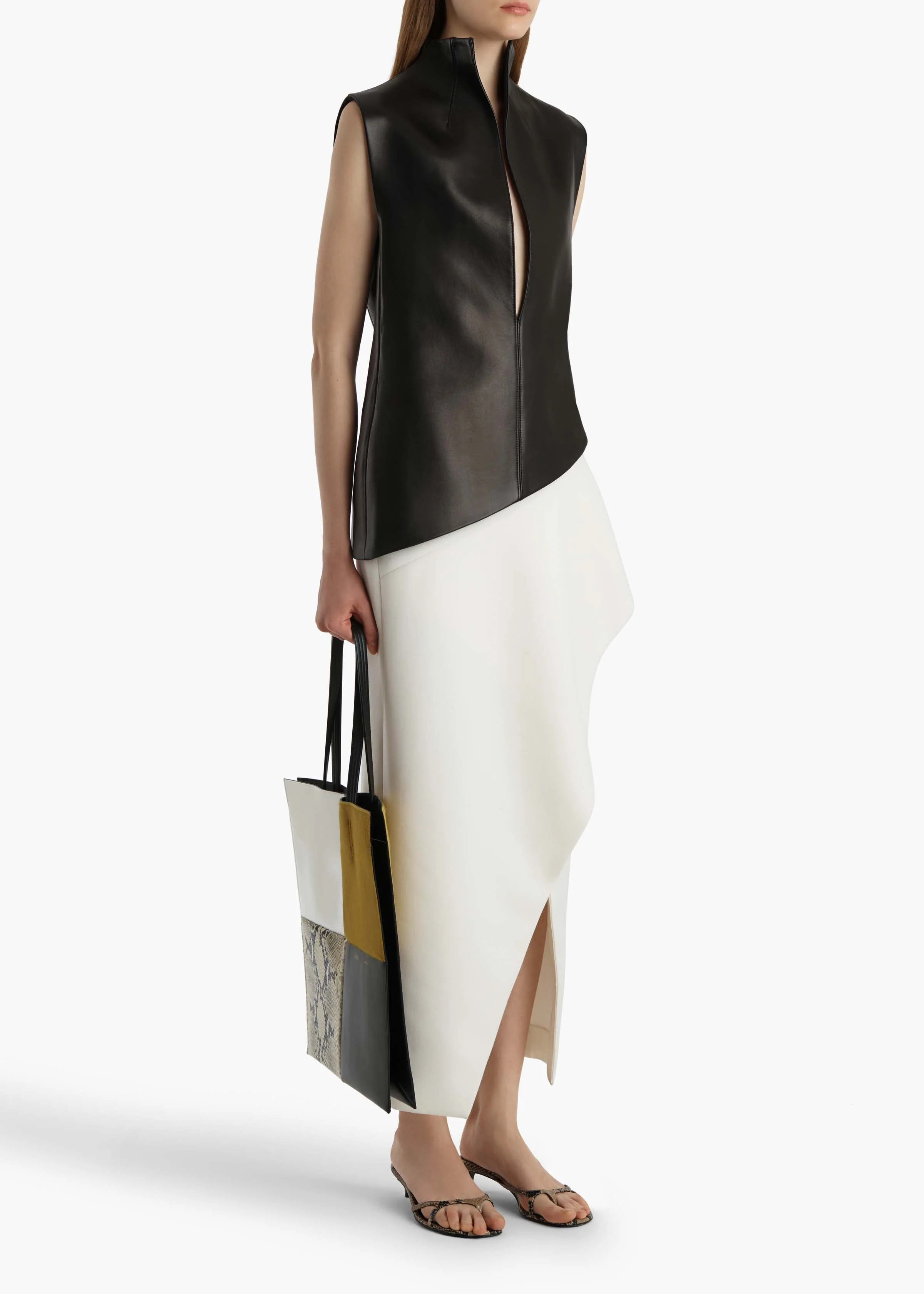 Khaite - Jaia Skirt in Cream - Image 9