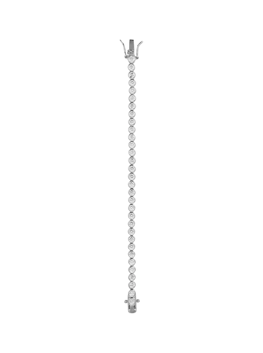 Dorsey - JAMES BEZEL RIVIÈRE BRACELET IN LAB WHITE SAPPHIRE
