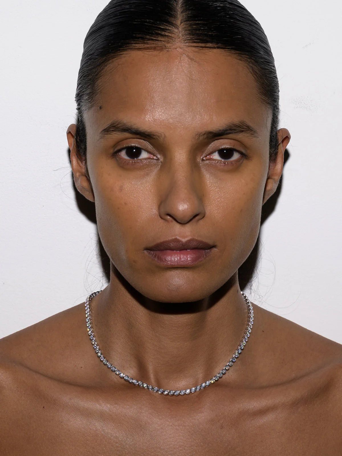 Dorsey - JAMES BEZEL RIVIÈRE NECKLACE IN MOISSANITE - Image 4
