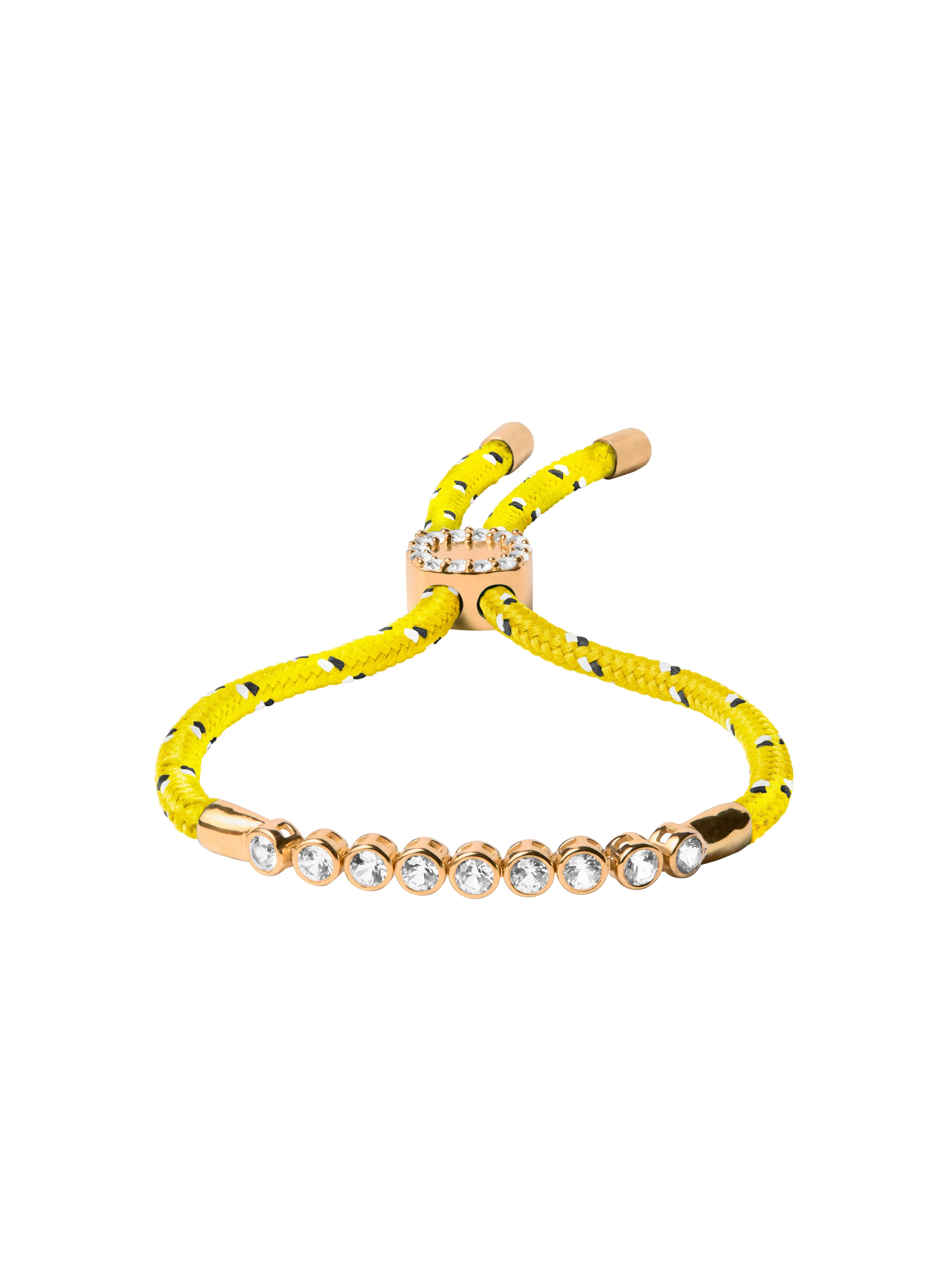 Dorsey - JAMES BEZEL JAUNE PARACORD BRACELET, GOLD
