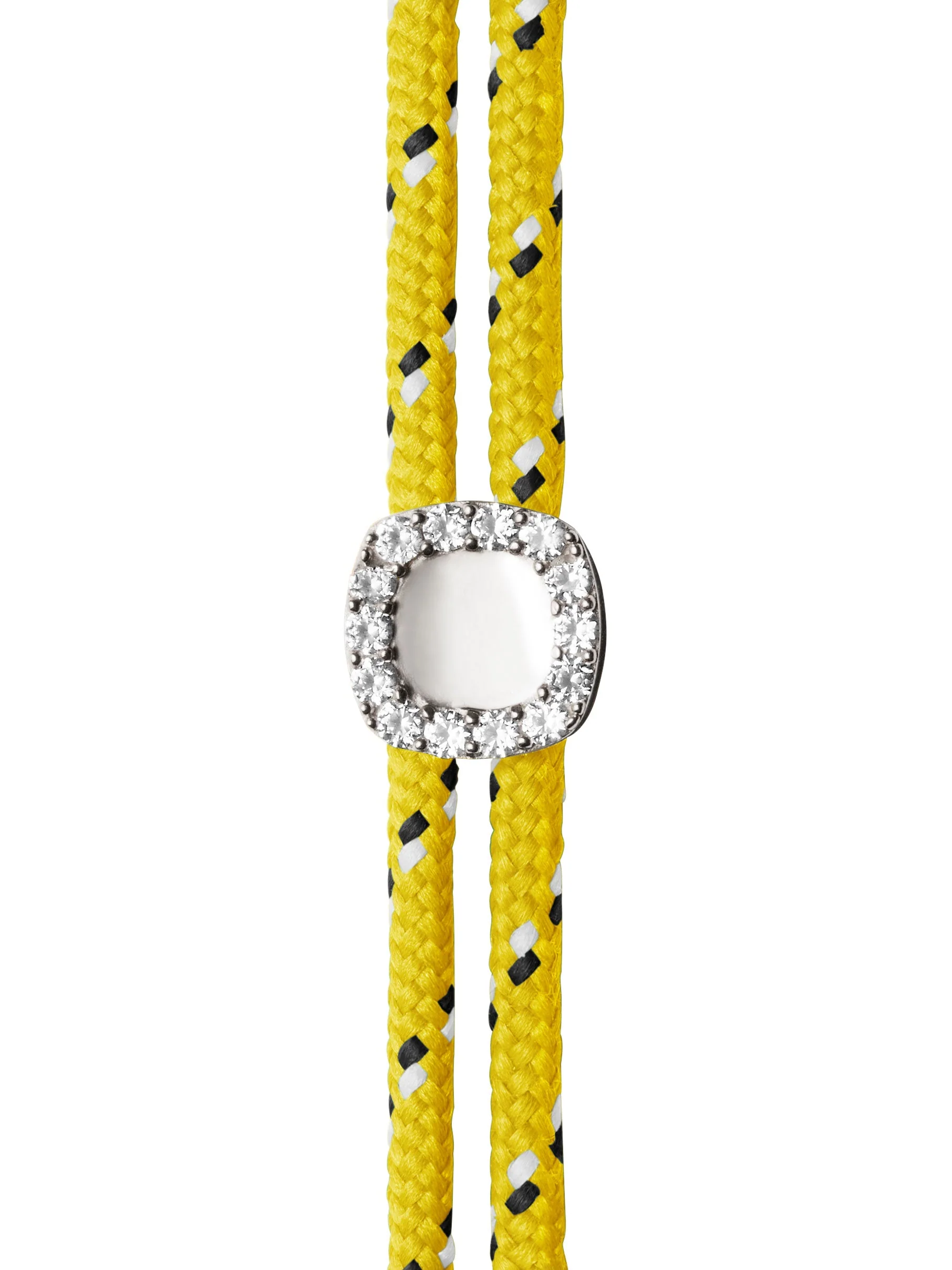 Dorsey - JAMES BEZEL JAUNE PARACORD BRACELET, SILVER - Image 2