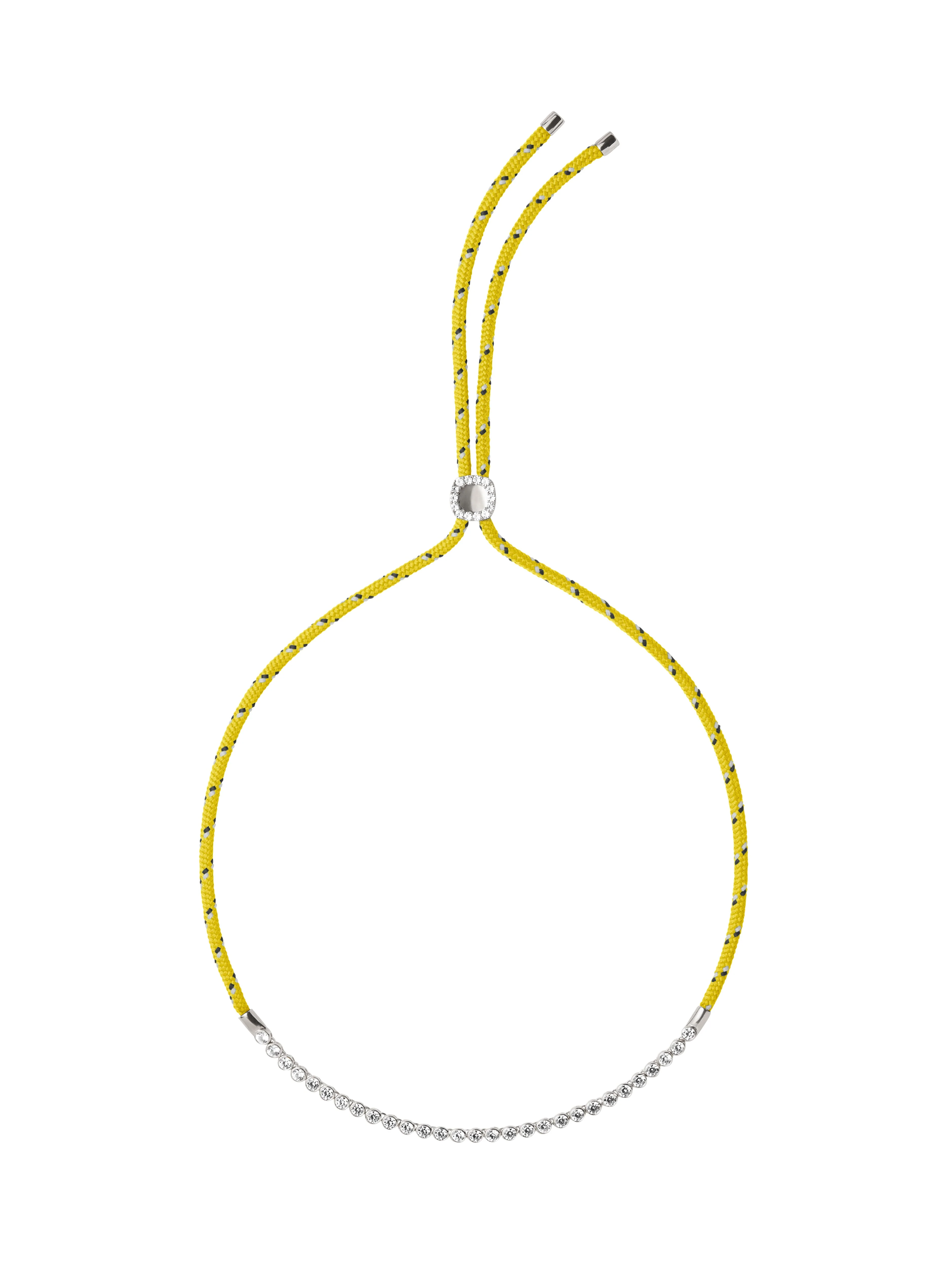Dorsey - JAMES BEZEL JAUNE PARACORD NECKLACE, SILVER