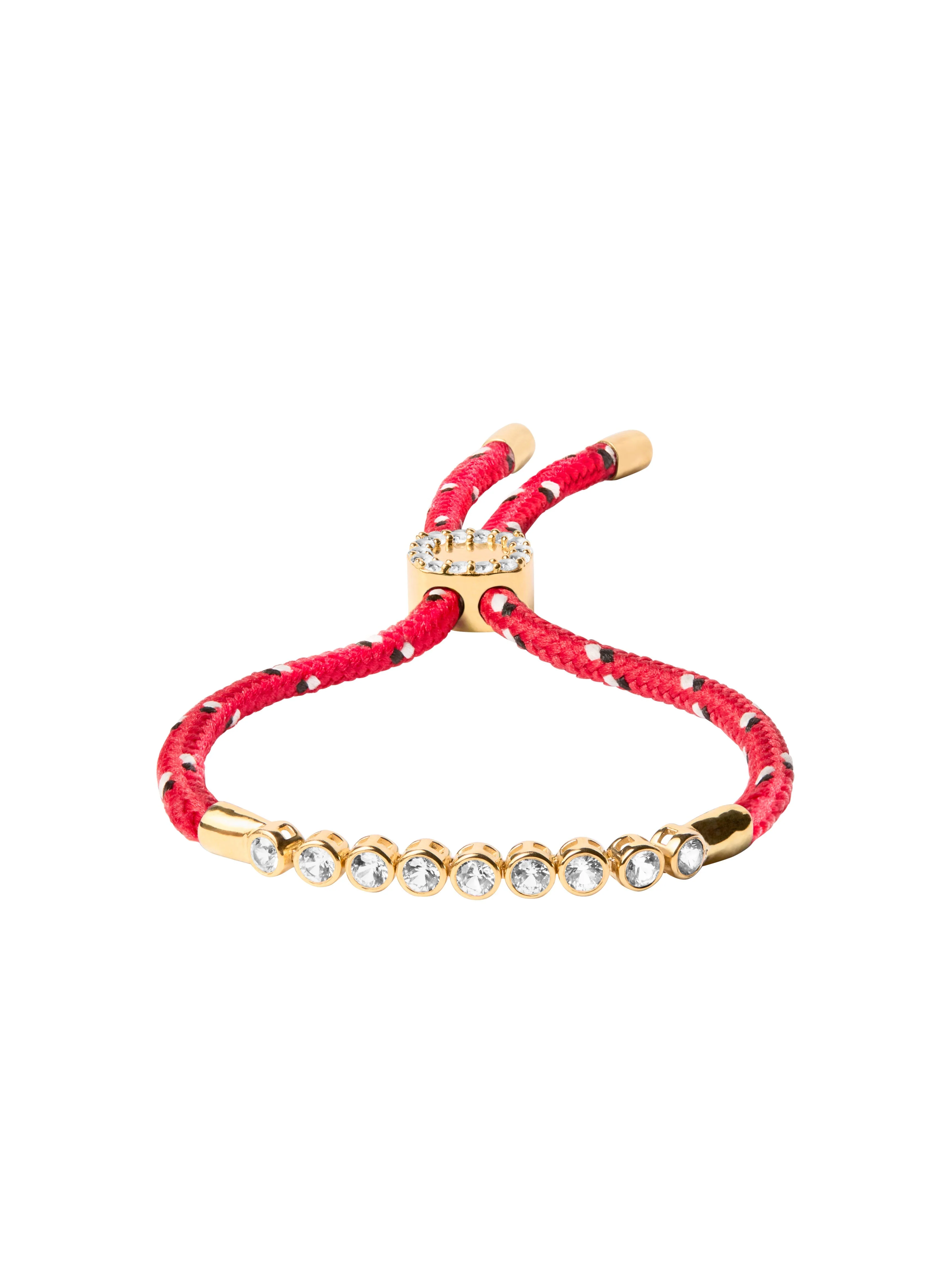 Dorsey - JAMES BEZEL LAB DIAMOND ROUGE PARACORD BRACELET, 14K YELLOW GOLD