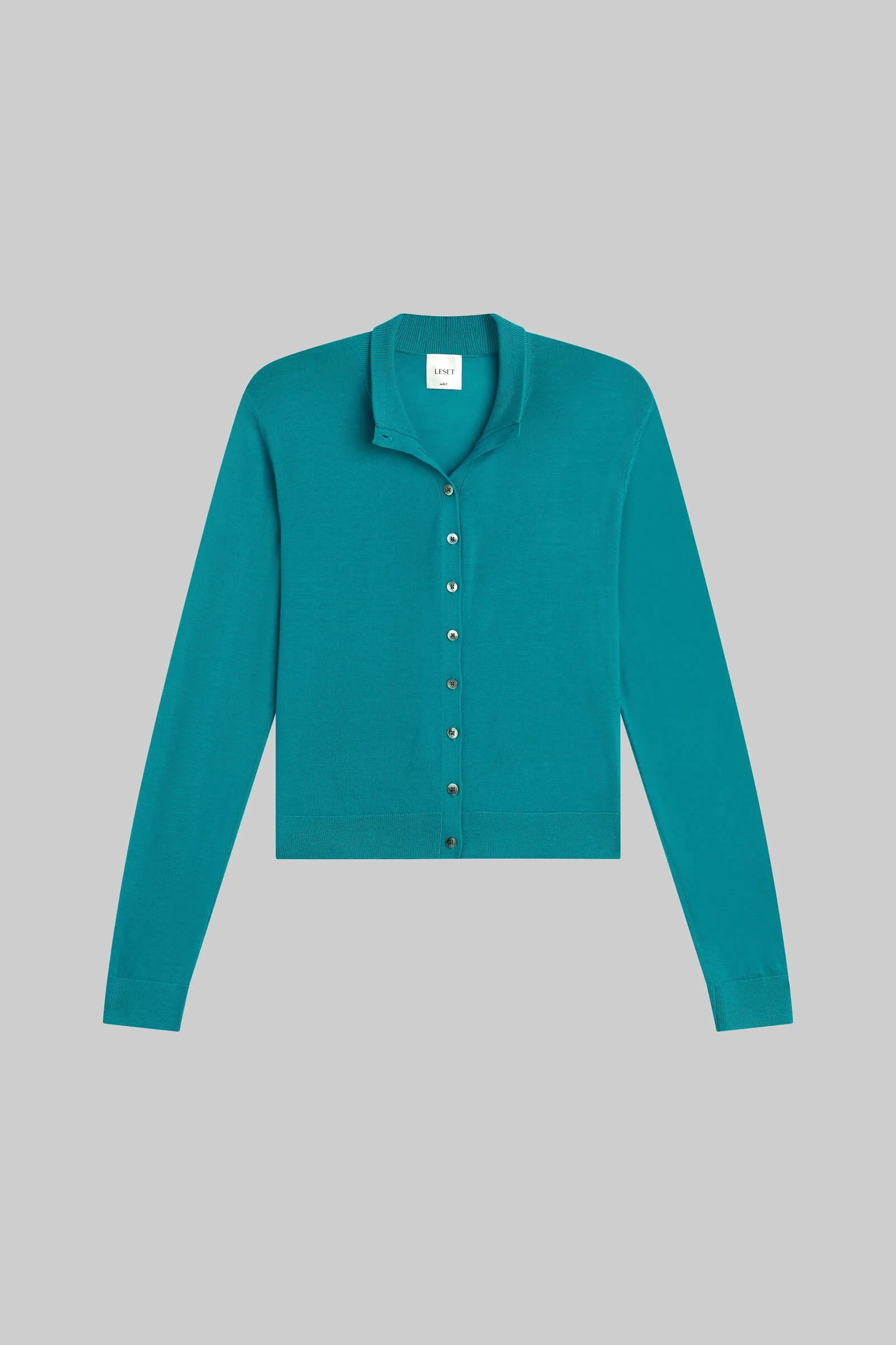 Leset - James Mock Neck Cardigan - Image 2