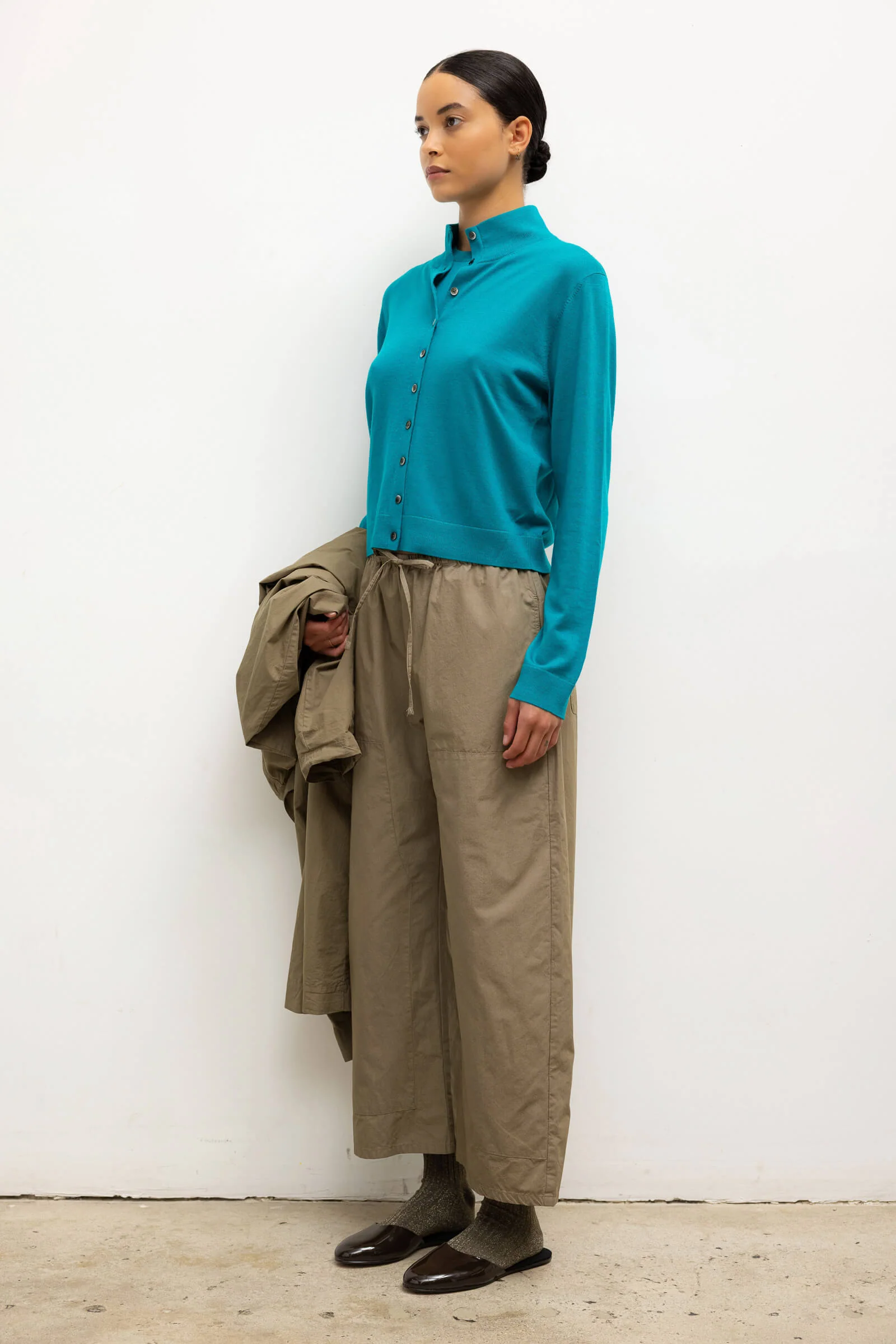 Leset - James Mock Neck Cardigan - Image 6