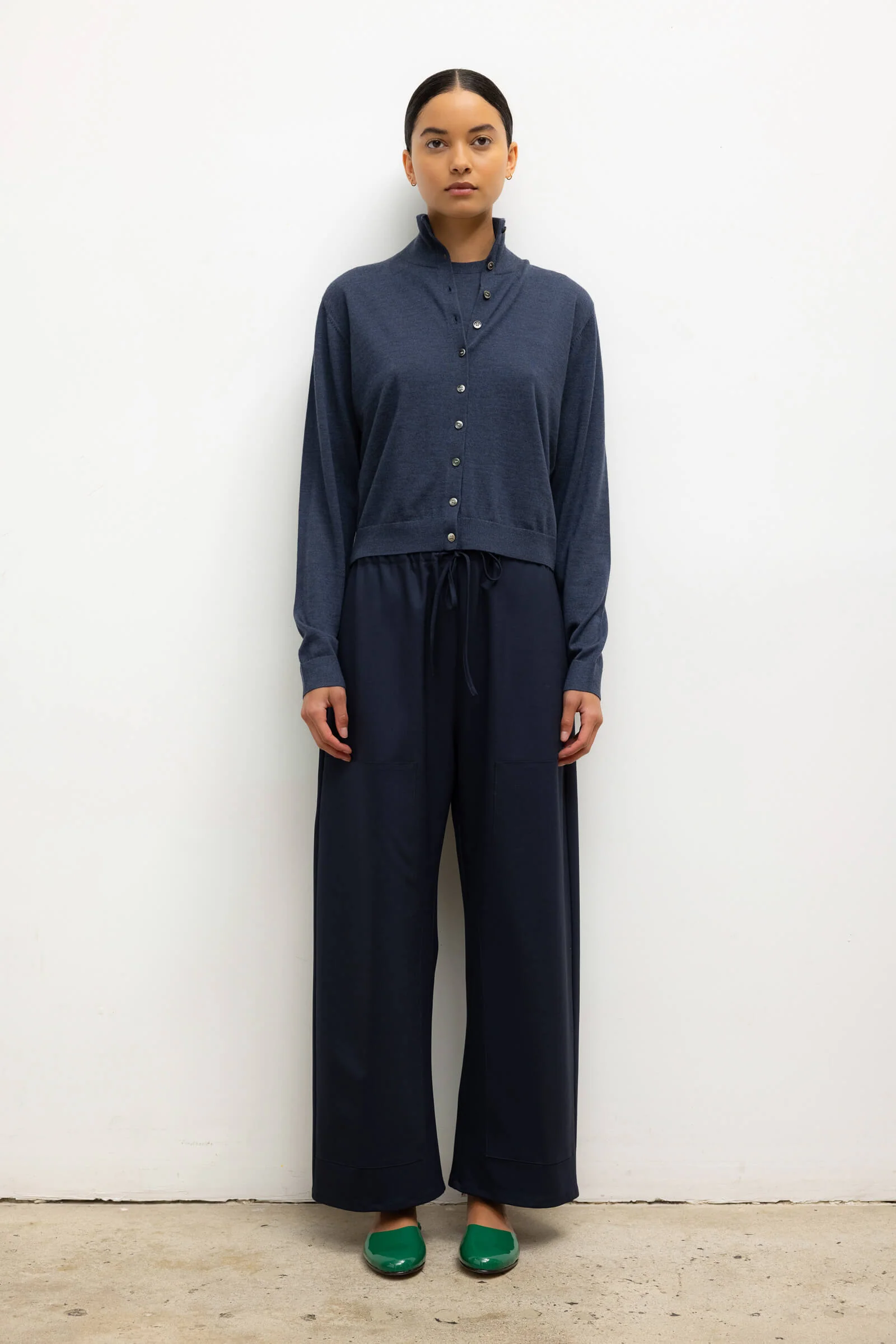 Leset - James Mock Neck Cardigan - Image 3