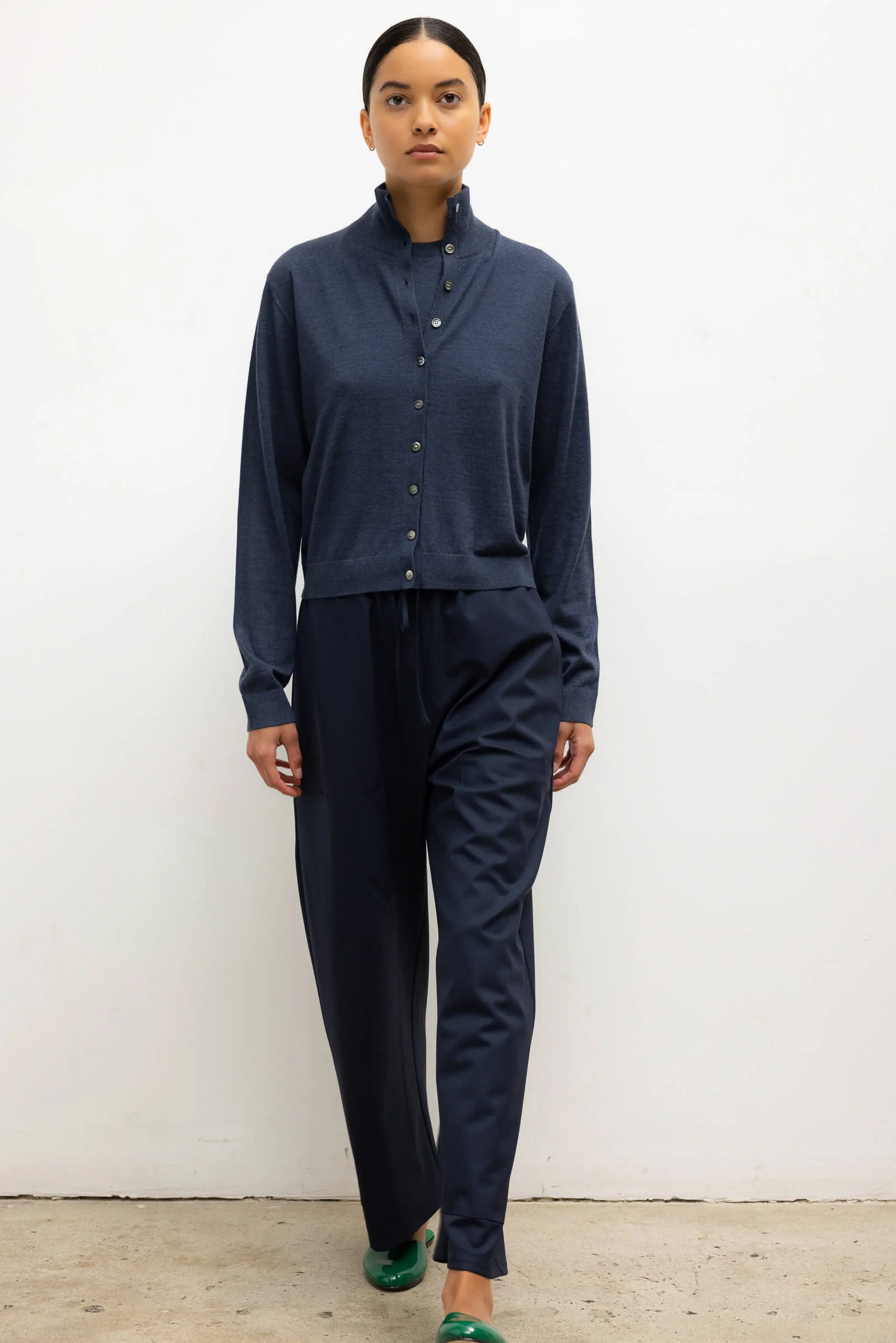 Leset - James Mock Neck Cardigan - Image 4
