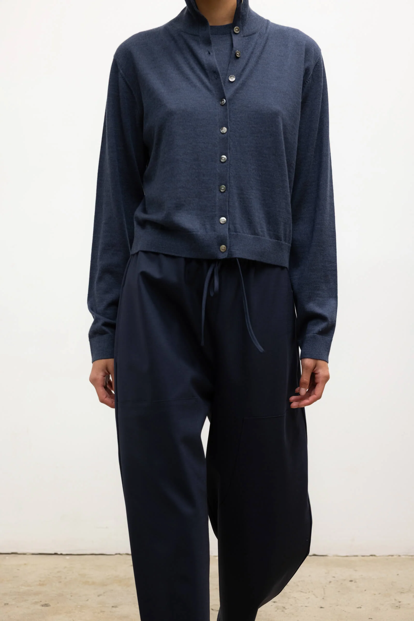 Leset - James Mock Neck Cardigan - Image 5