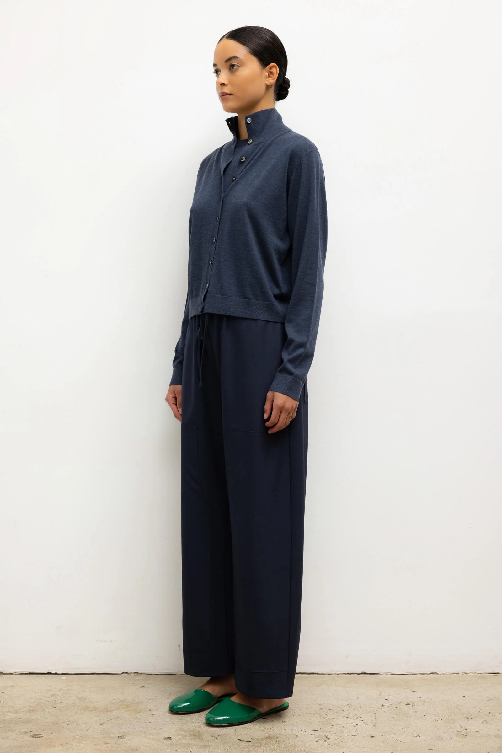 Leset - James Mock Neck Cardigan - Image 6