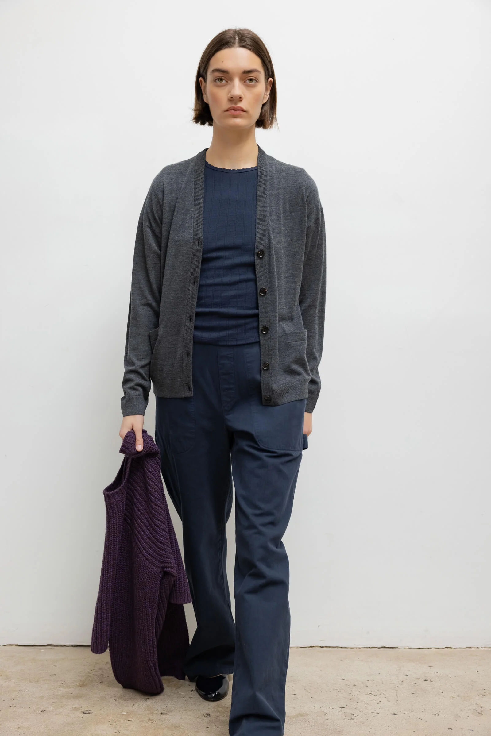 Leset - James V Neck Cardigan - Image 4