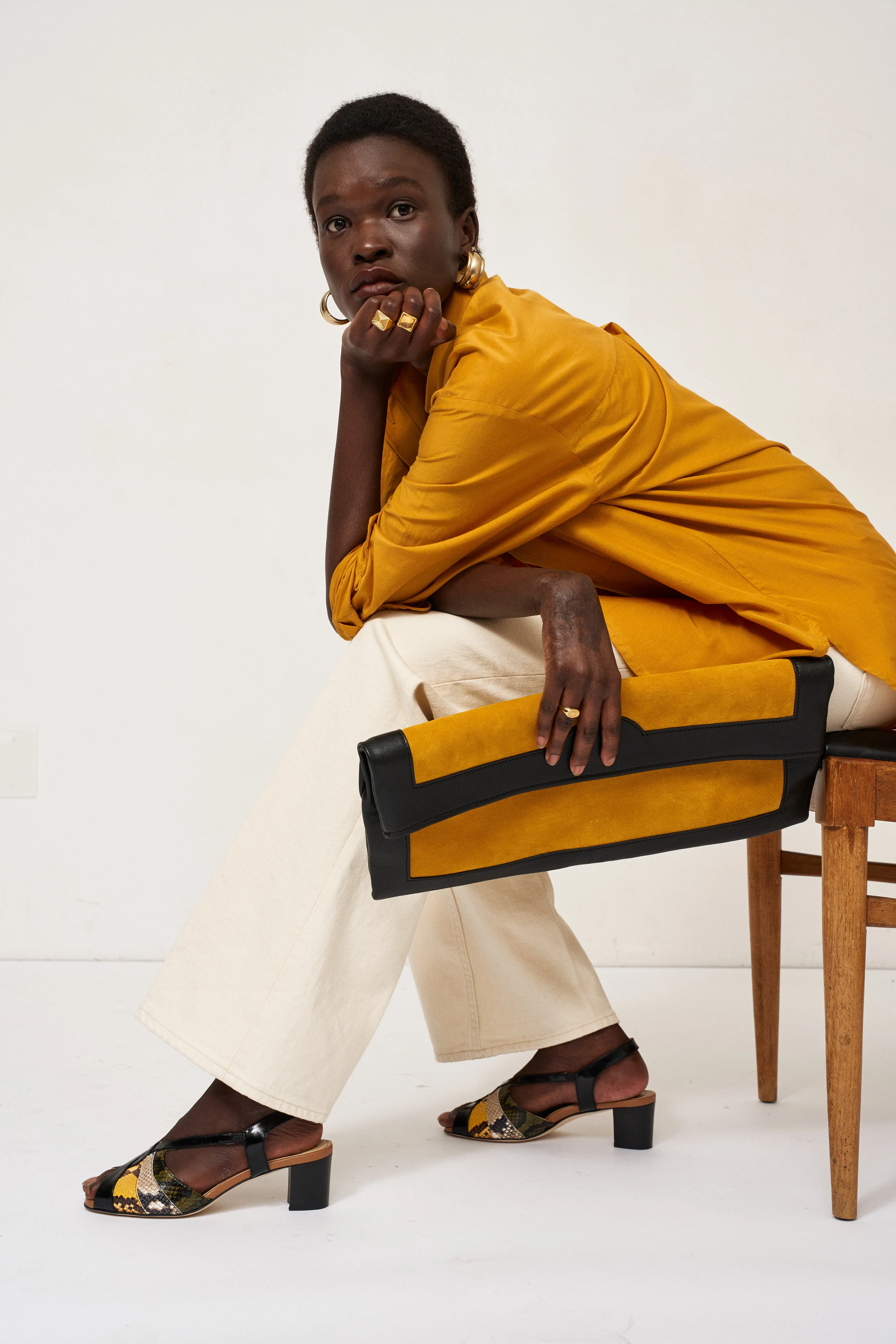 Jamie Haller - The Archive Heel in Citrus Snake - Image 4