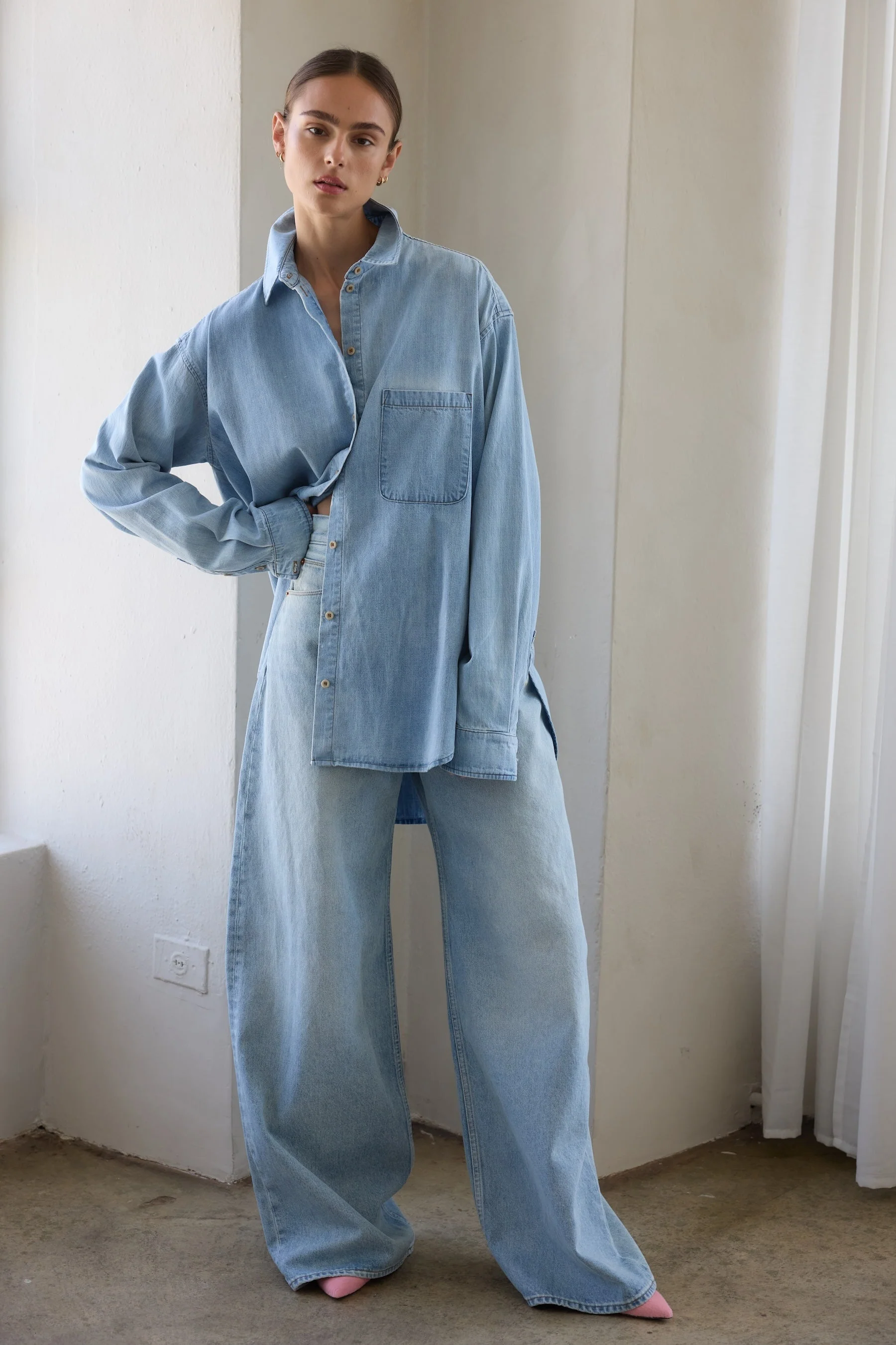 Jamie Haller - The Baggy Jean in Ice Indigo - Image 3