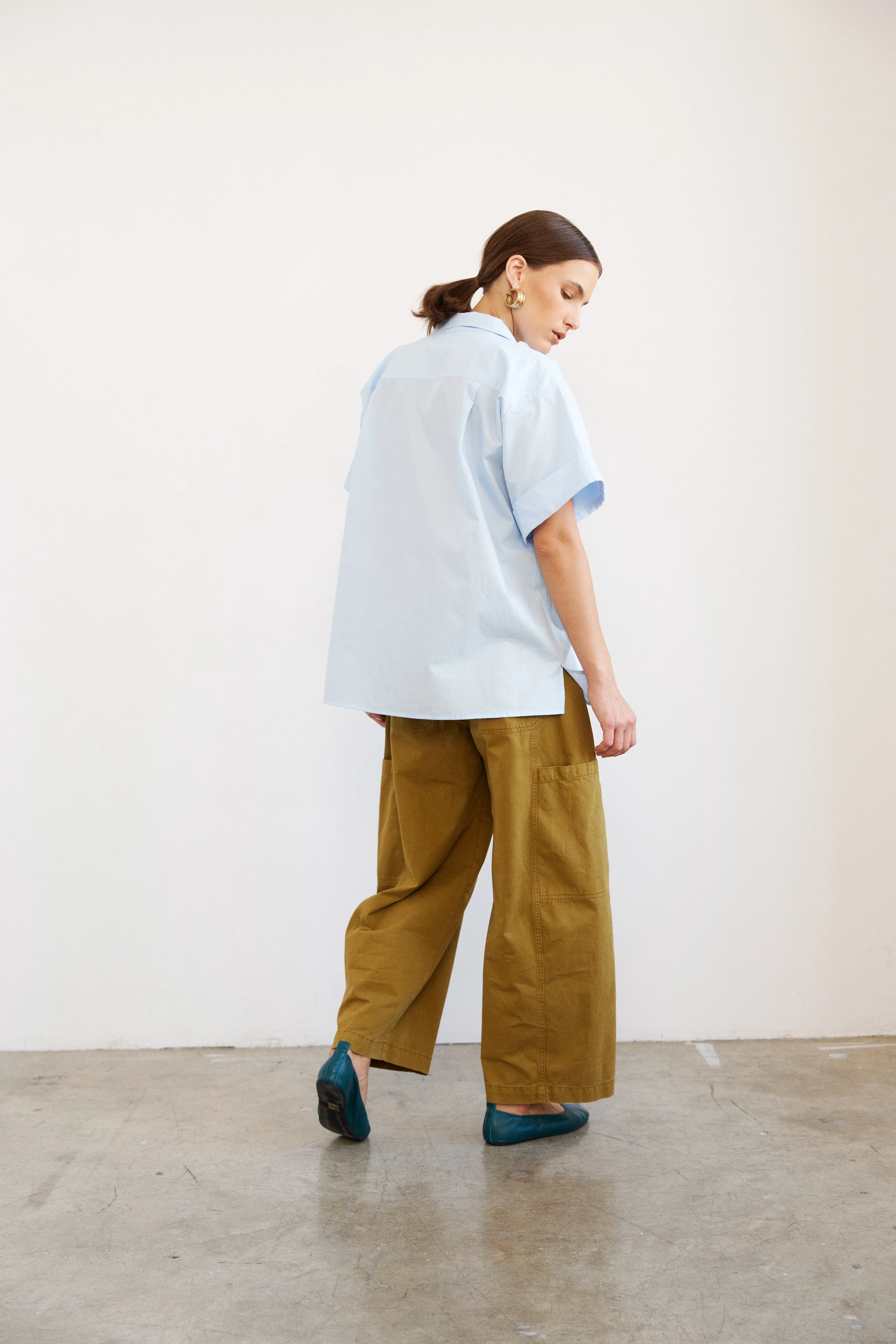 Jamie Haller - The Baggy Painter Crop in Avo - Image 14