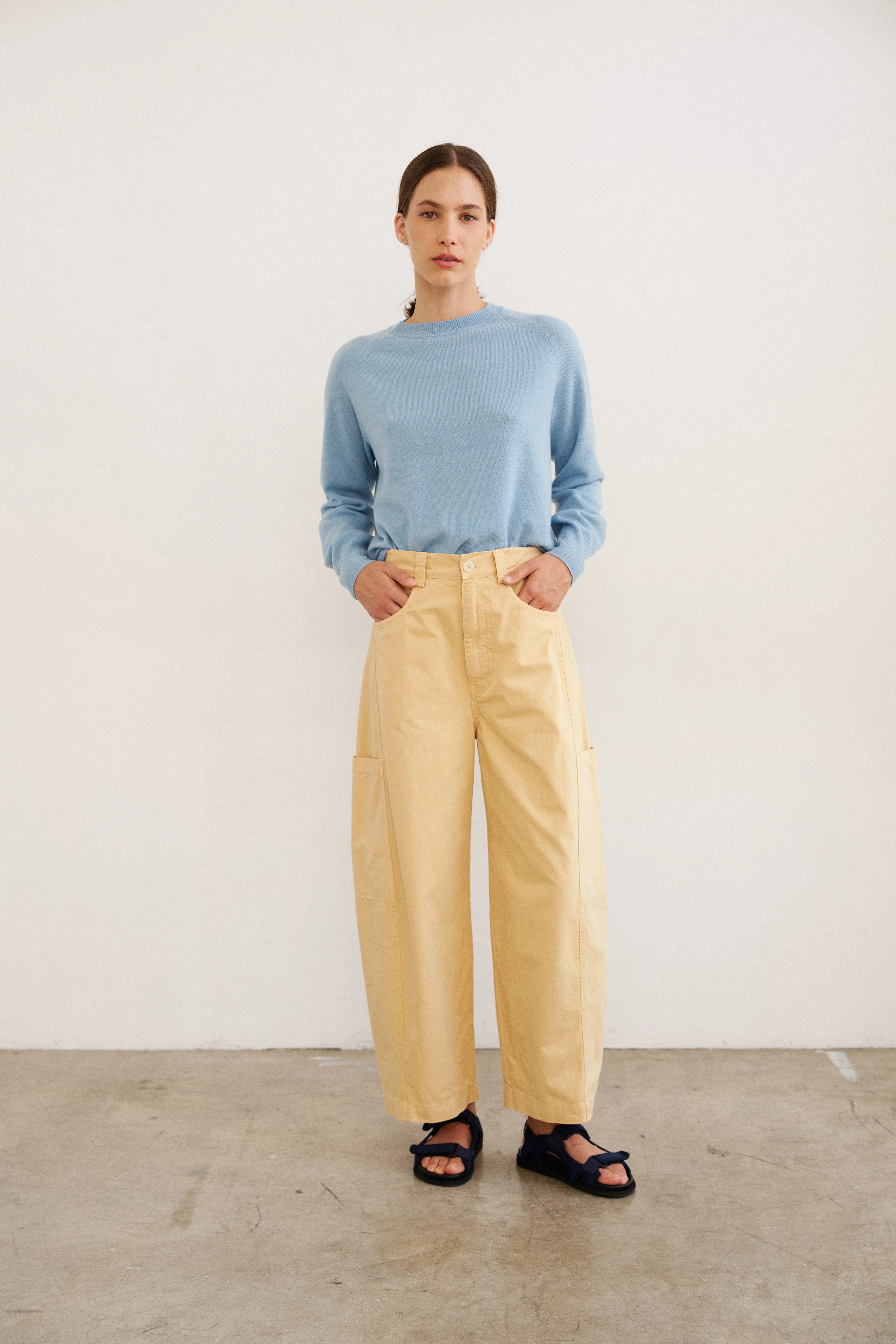 Jamie Haller - The Baggy Painter Crop in Butter