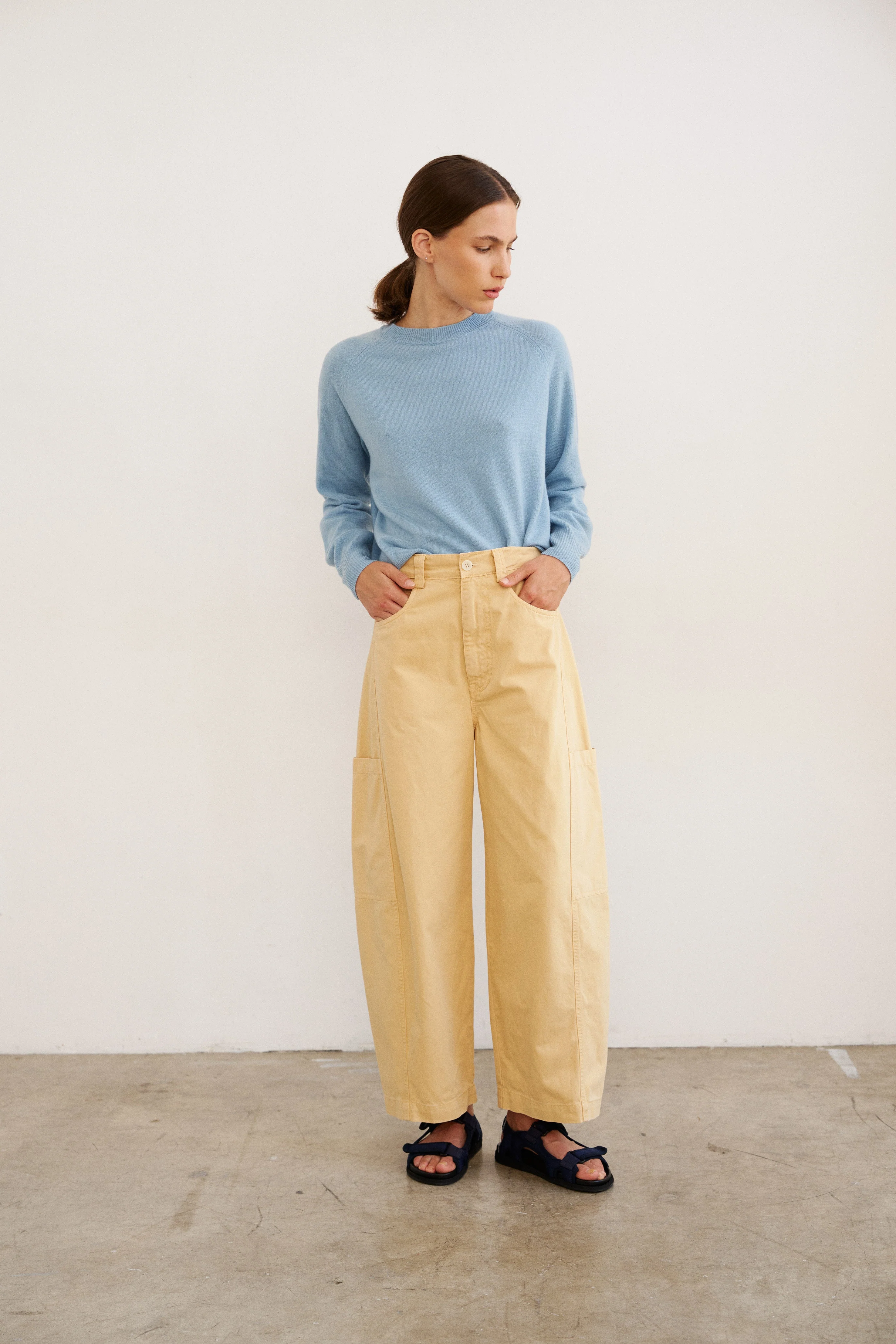 Jamie Haller - The Baggy Painter Crop in Butter - Image 2