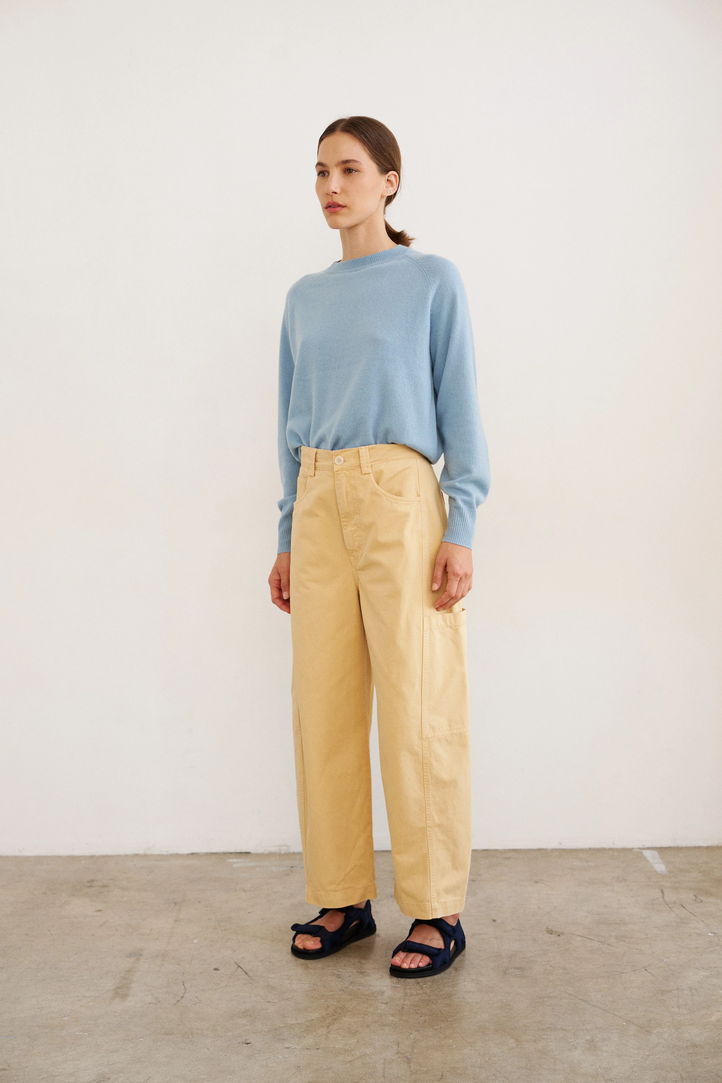 Jamie Haller - The Baggy Painter Crop in Butter - Image 3