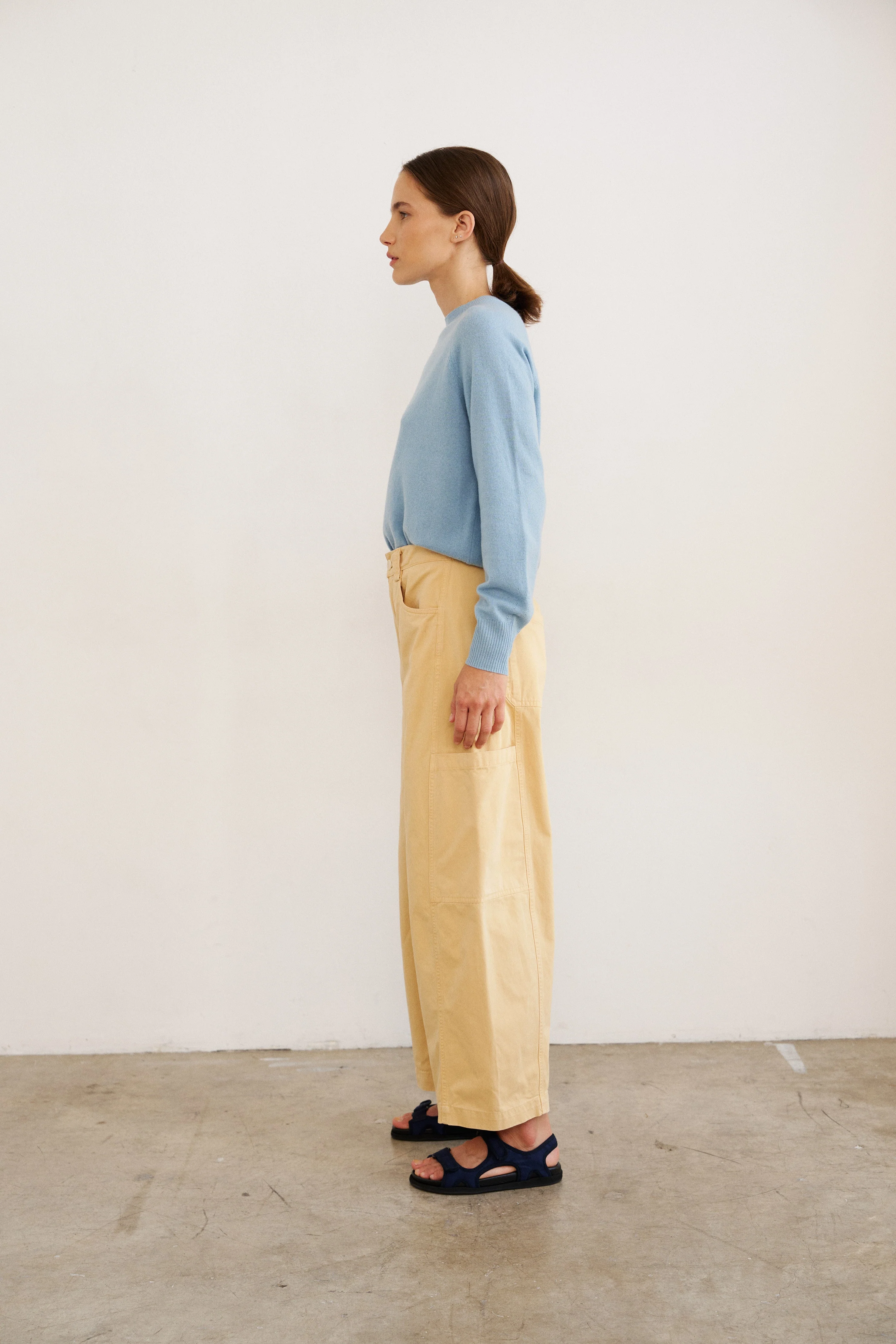 Jamie Haller - The Baggy Painter Crop in Butter - Image 4
