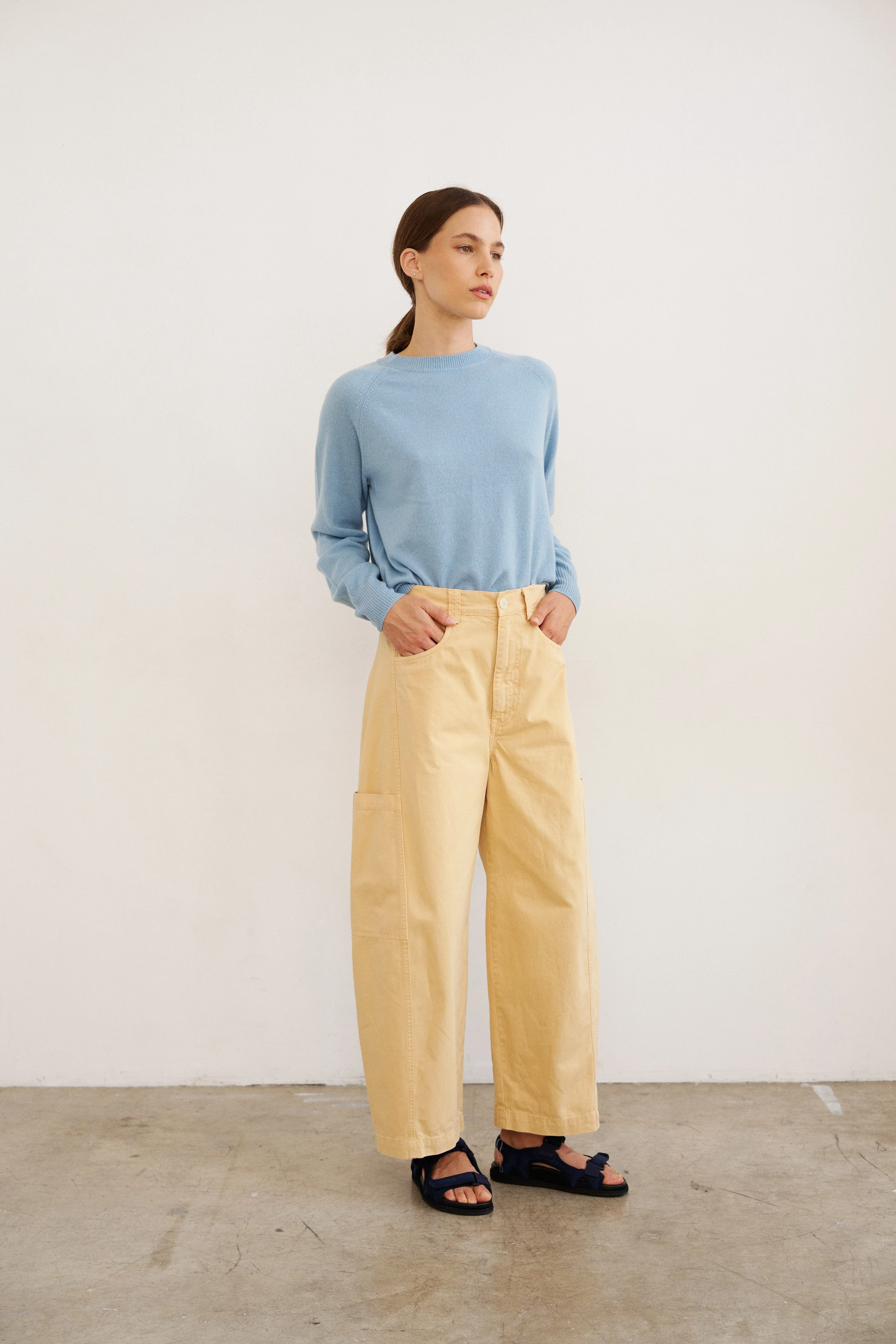 Jamie Haller - The Baggy Painter Crop in Butter - Image 5