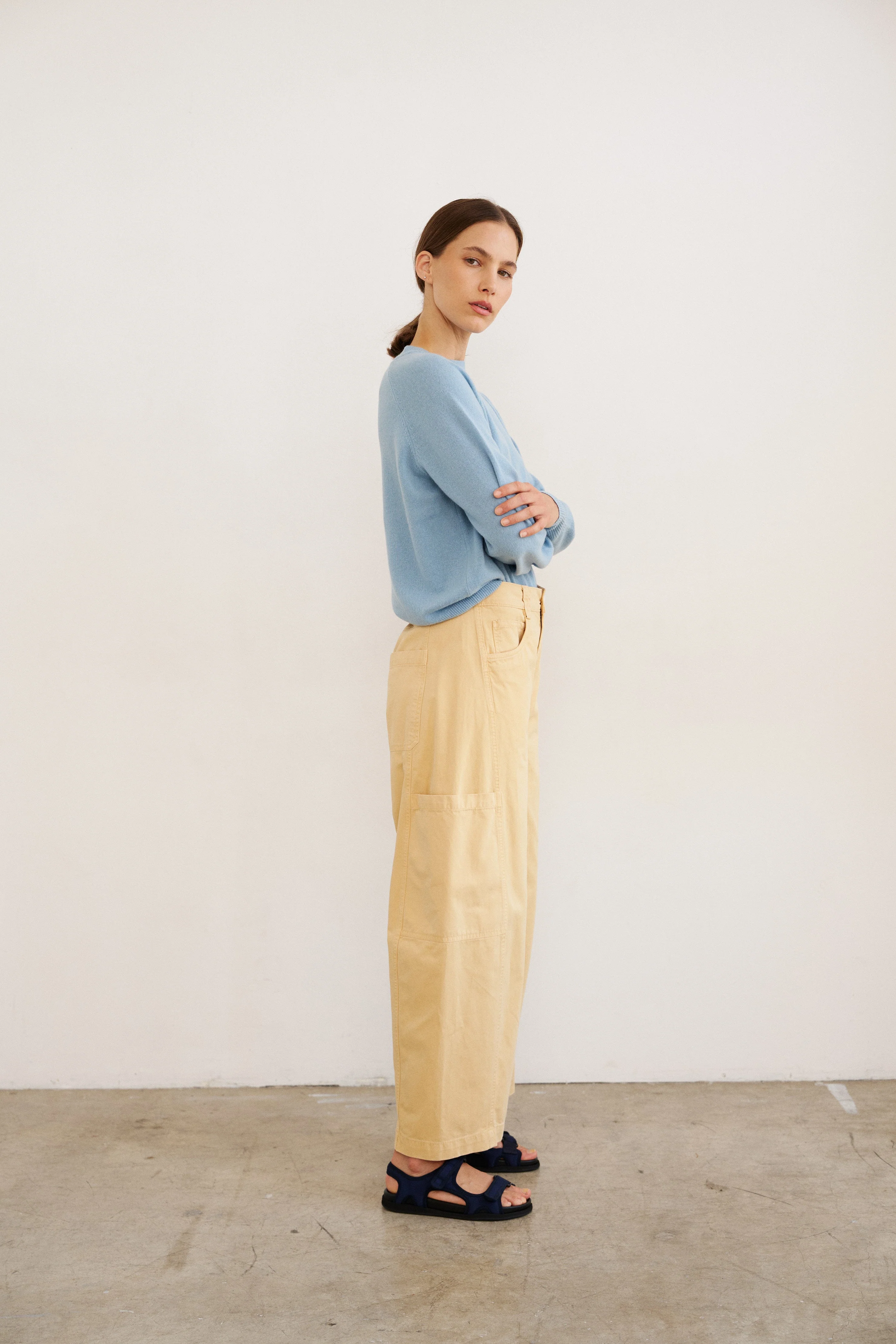 Jamie Haller - The Baggy Painter Crop in Butter - Image 6