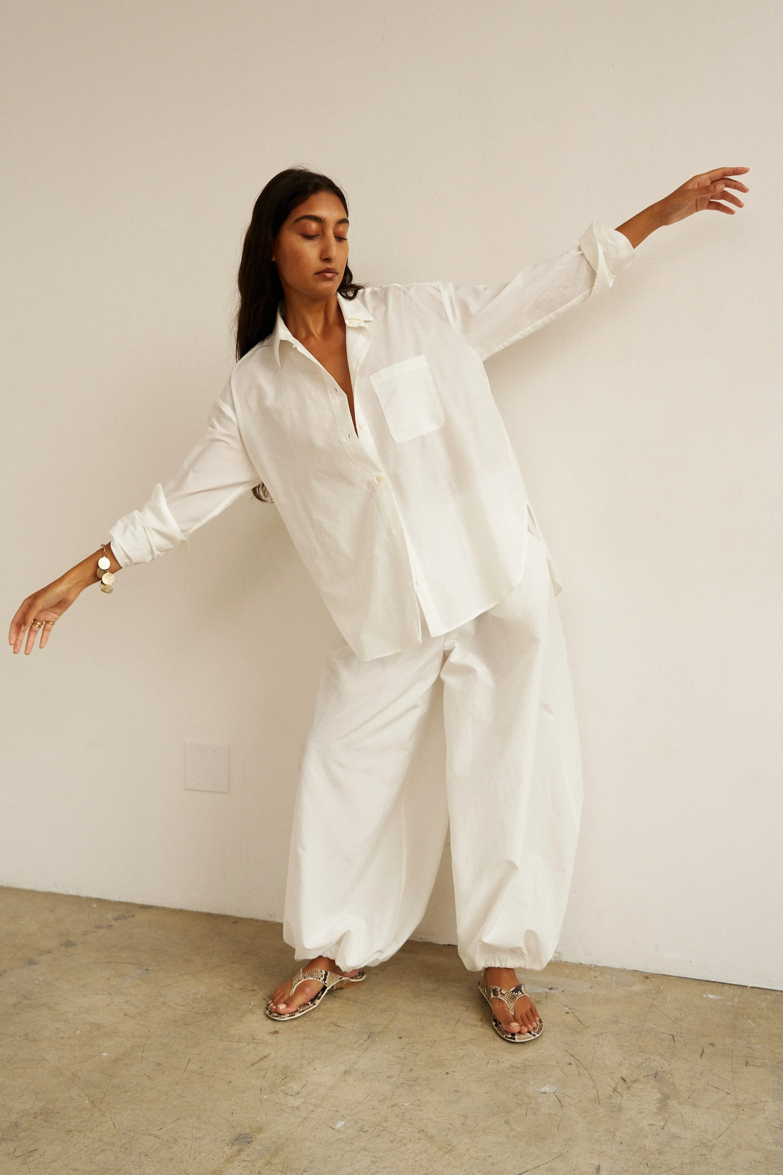 Jamie Haller - The Balloon Pant in White