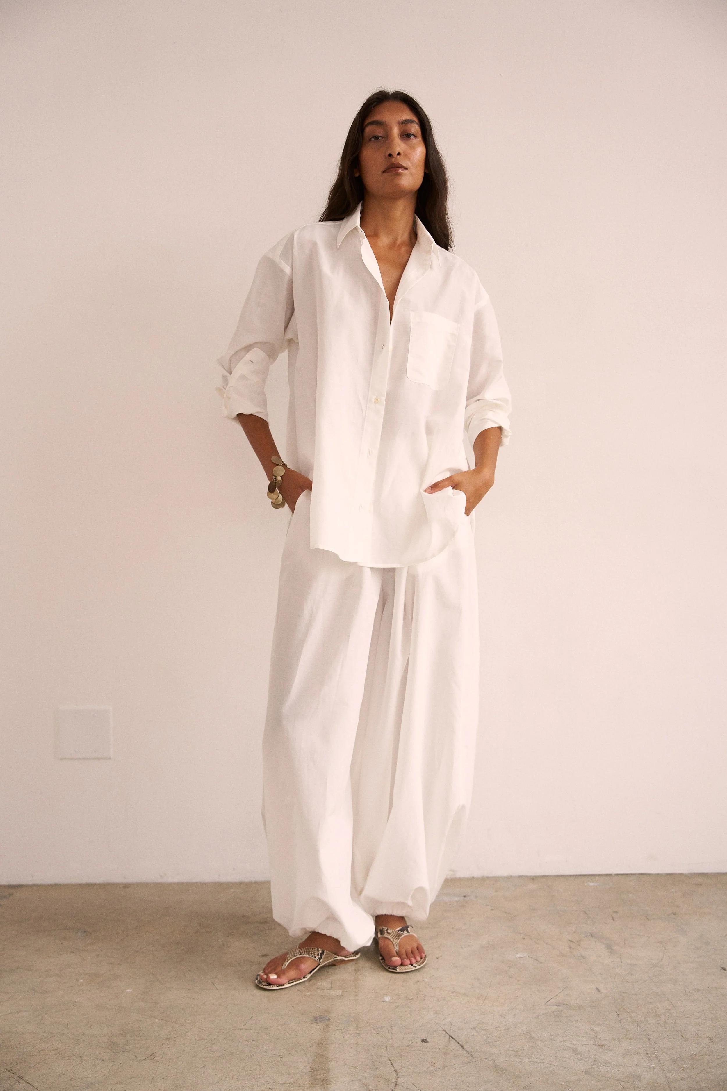 Jamie Haller - The Balloon Pant in White - Image 3