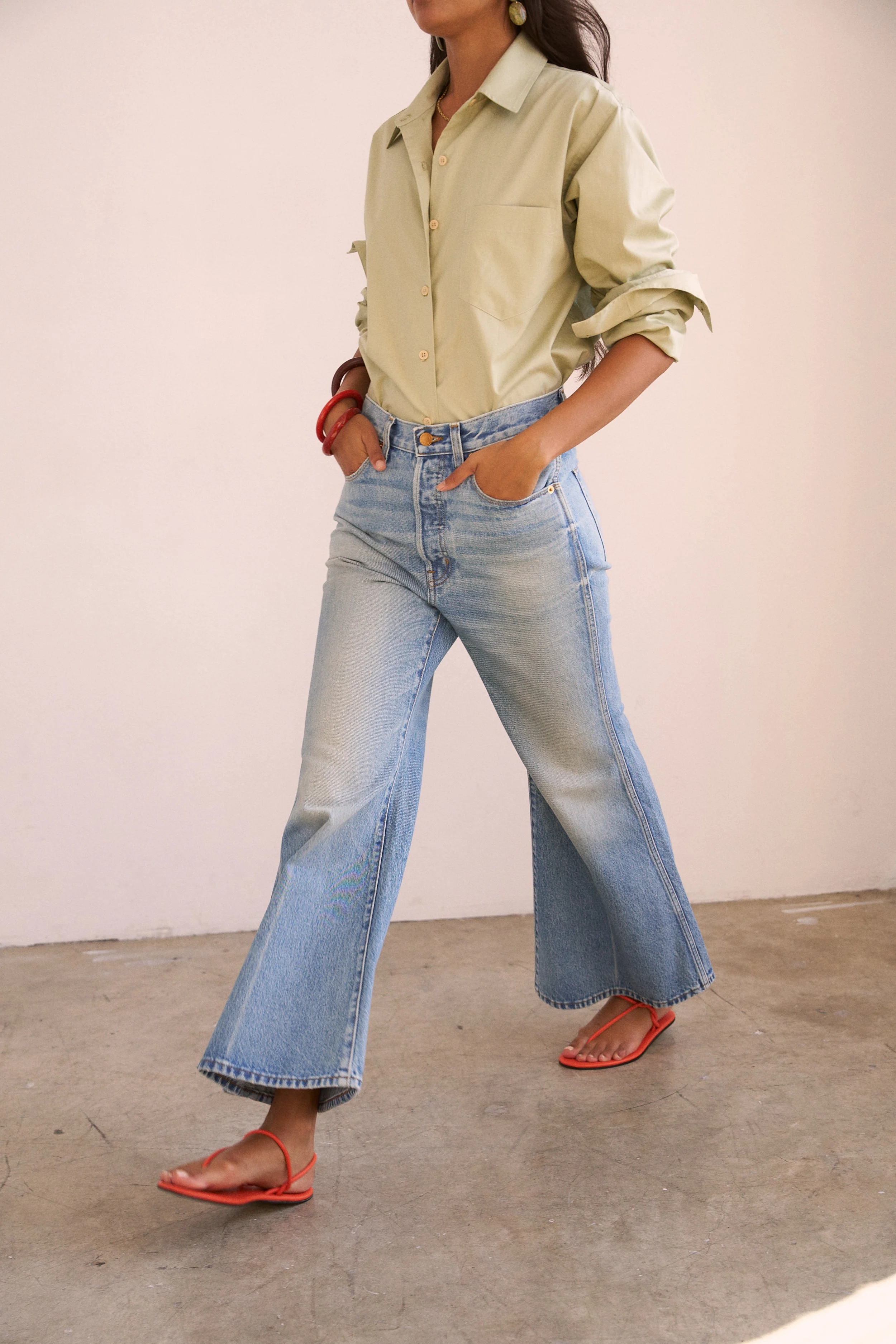 Jamie Haller - The Bell Crop in Beach Indigo - Image 11