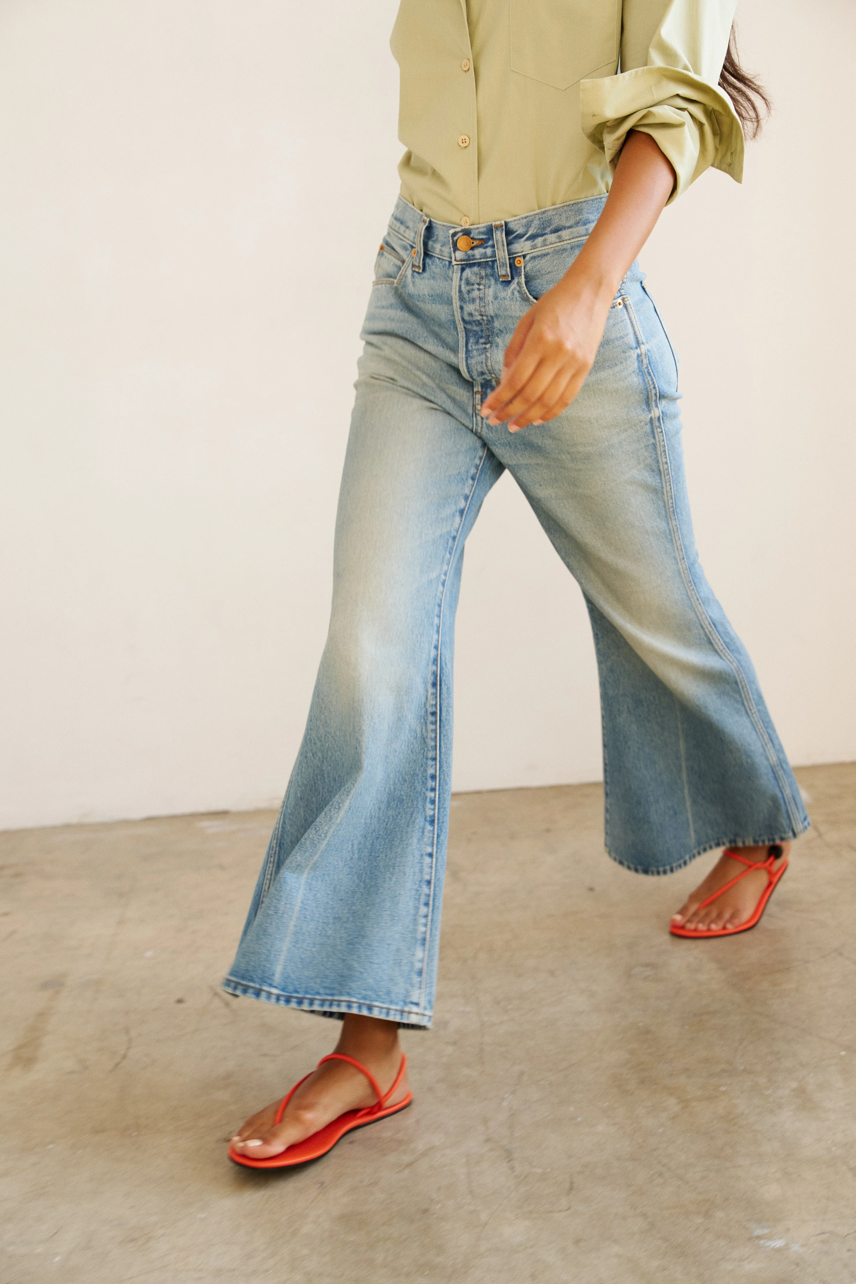 Jamie Haller - The Bell Crop in Beach Indigo - Image 2