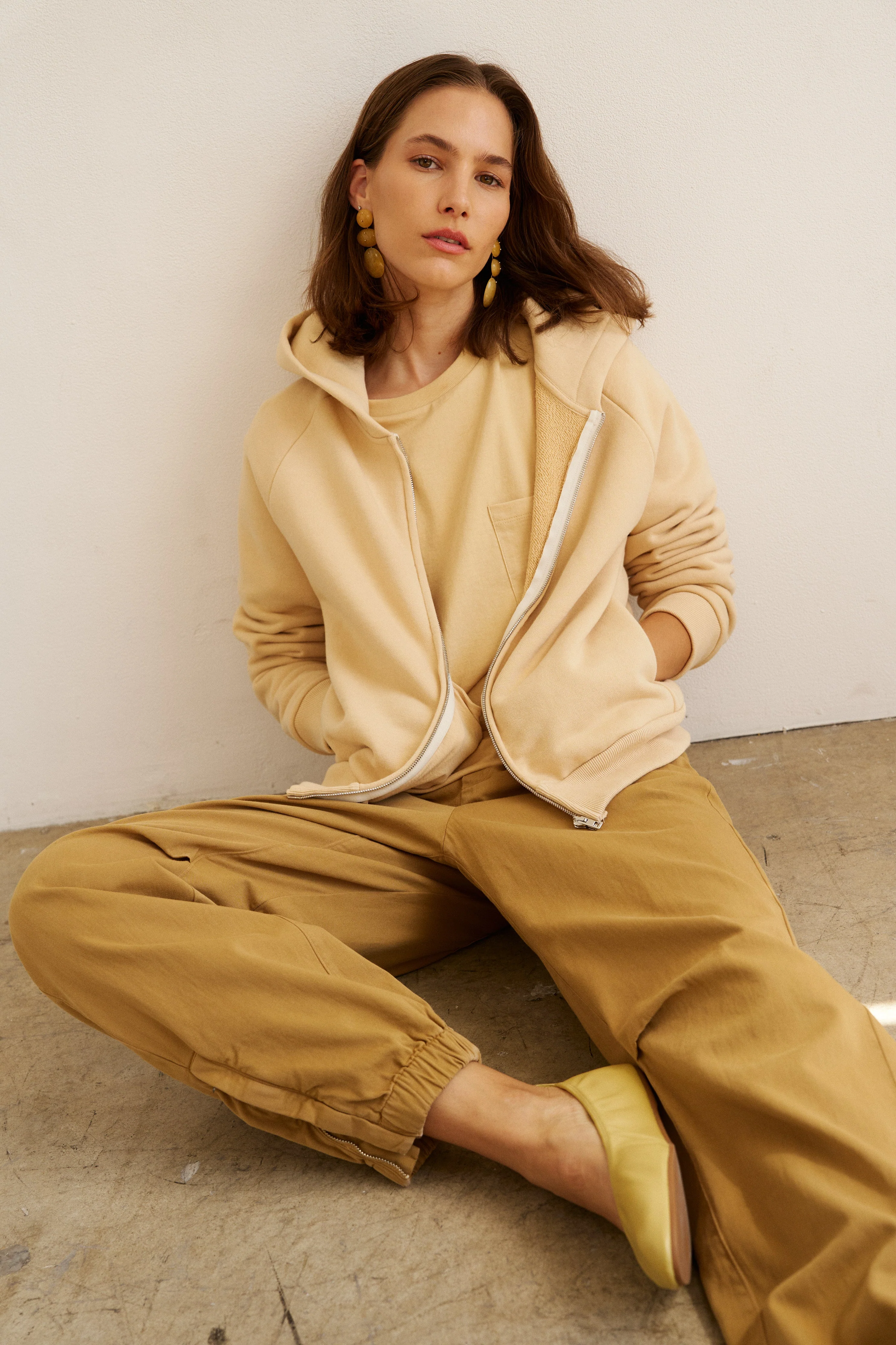 Jamie Haller - The Bird Hoodie in Butter