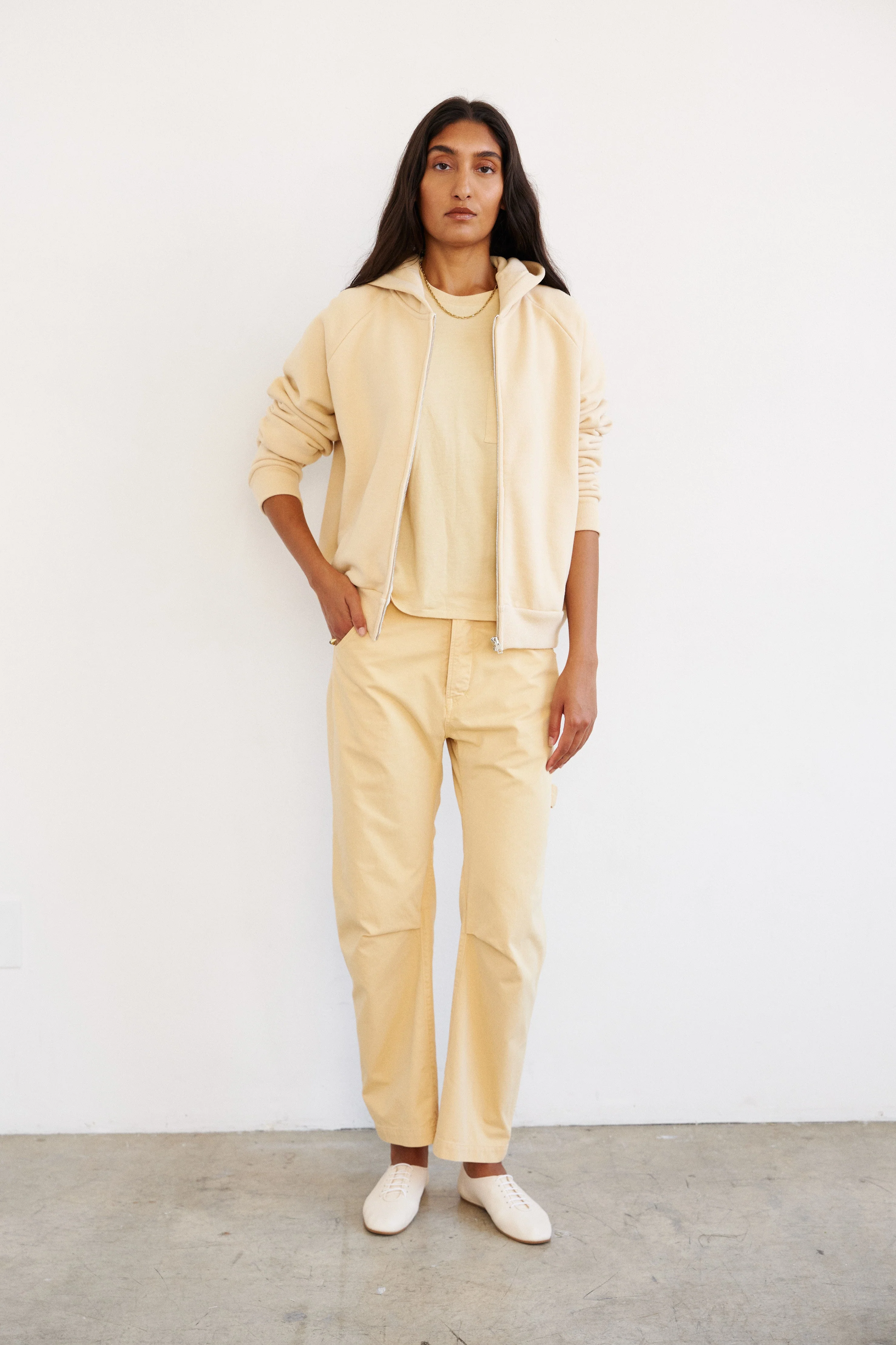 Jamie Haller - The Bird Hoodie in Butter - Image 4