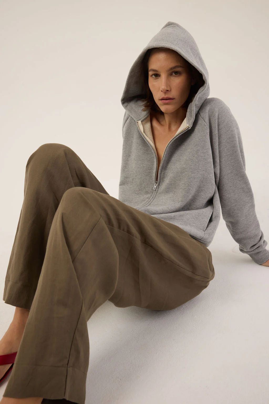 Jamie Haller - The Bird Hoodie in Heather Grey - Image 11