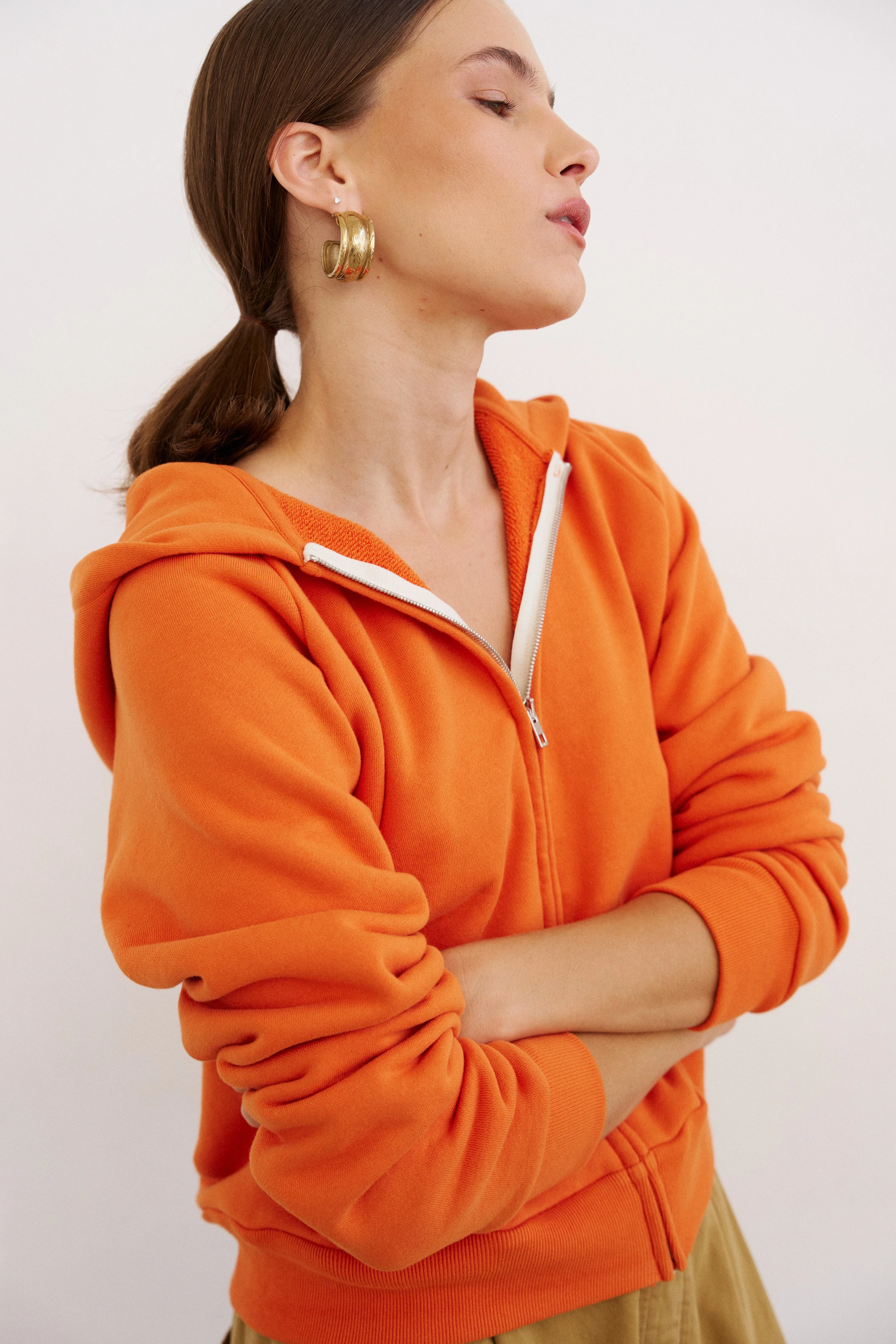 Jamie Haller - The Bird Hoodie in Orange