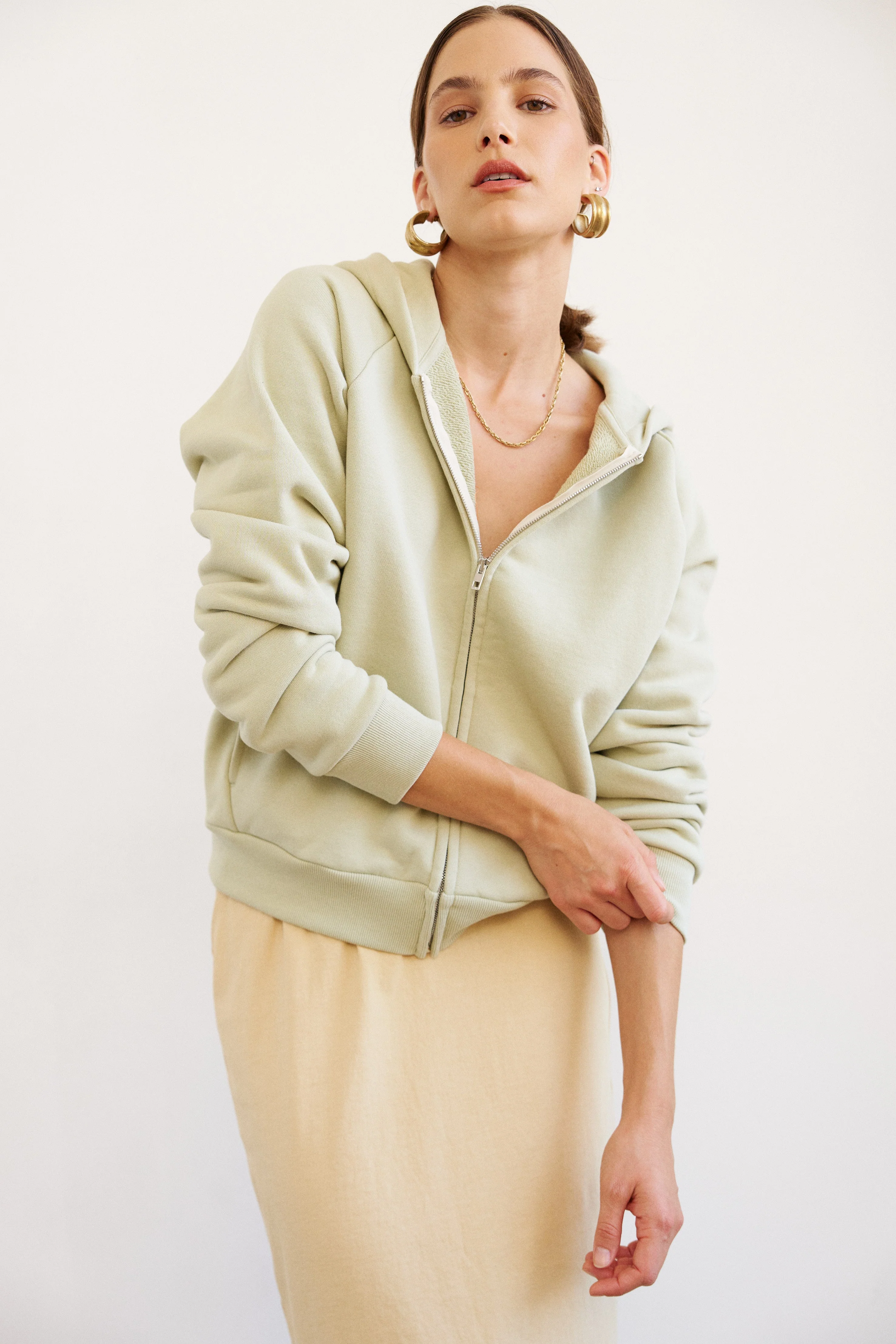 Jamie Haller - The Bird Hoodie in Pistachio