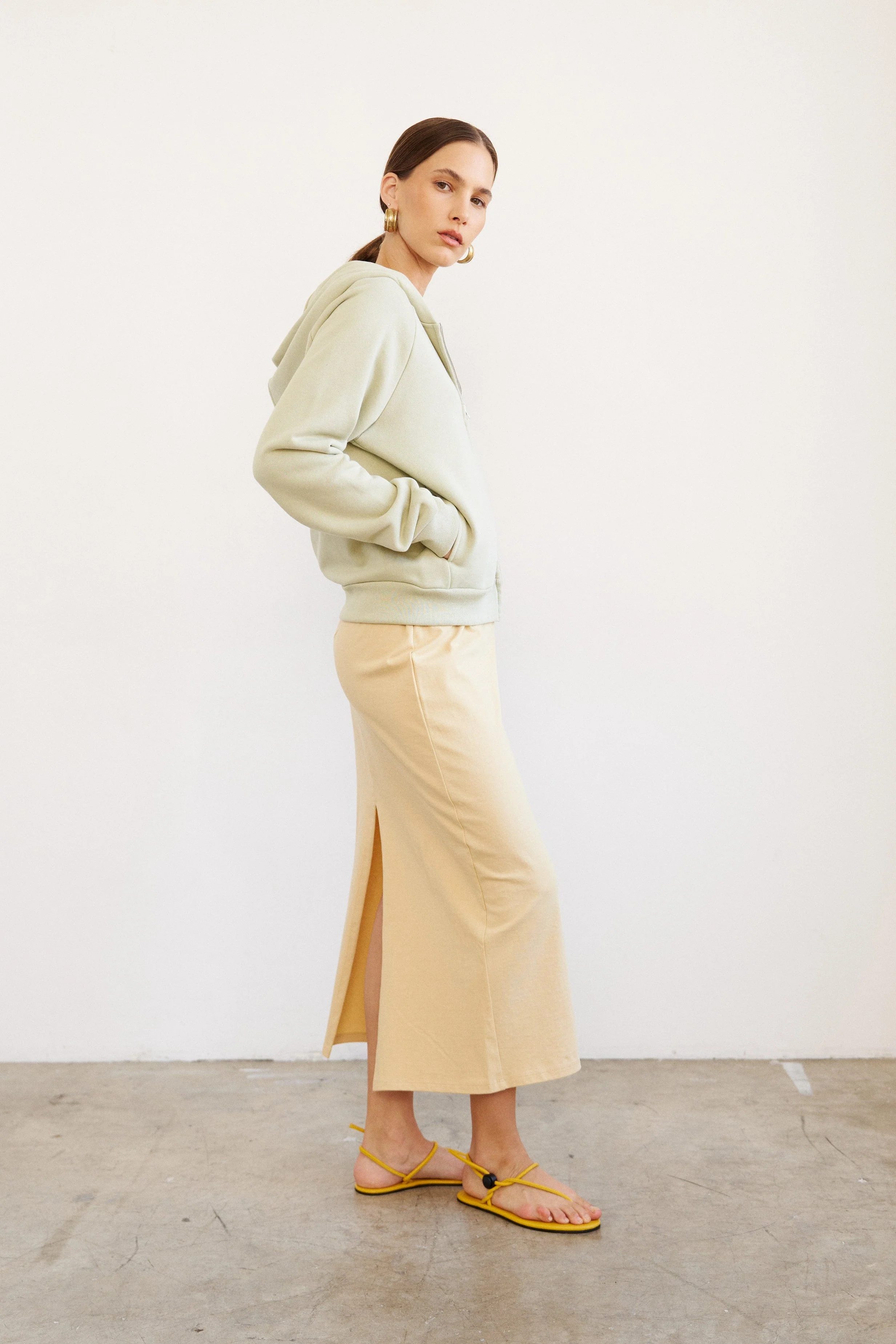 Jamie Haller - The Bird Hoodie in Pistachio - Image 6