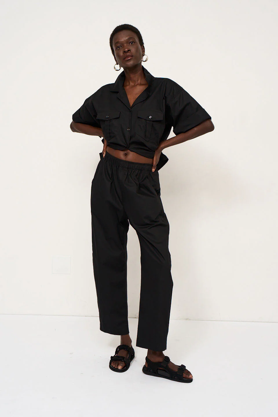 Jamie Haller - The Boxer Pant in Black