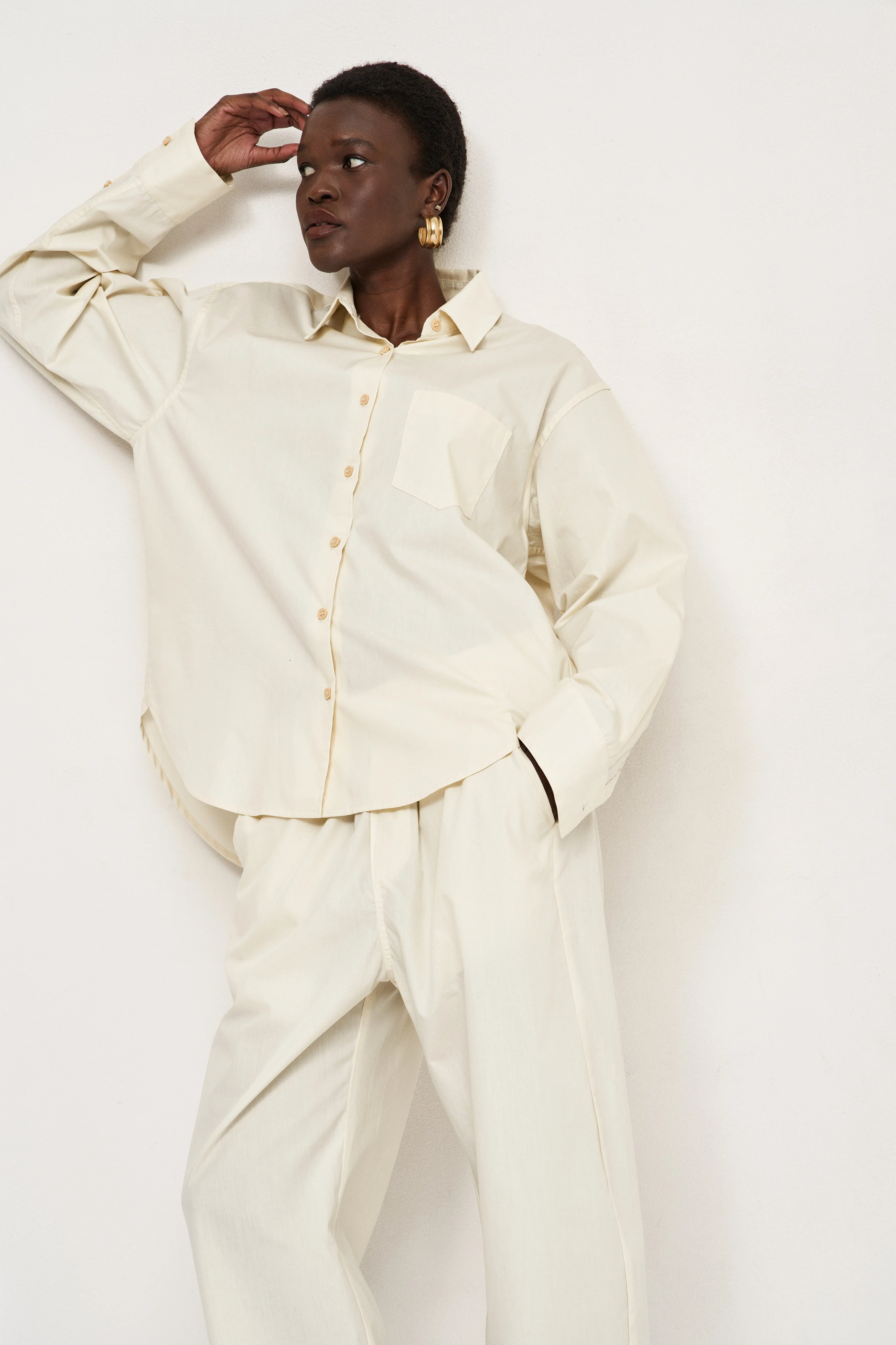 Jamie Haller - The Boxer Pant in Ecru - Image 9