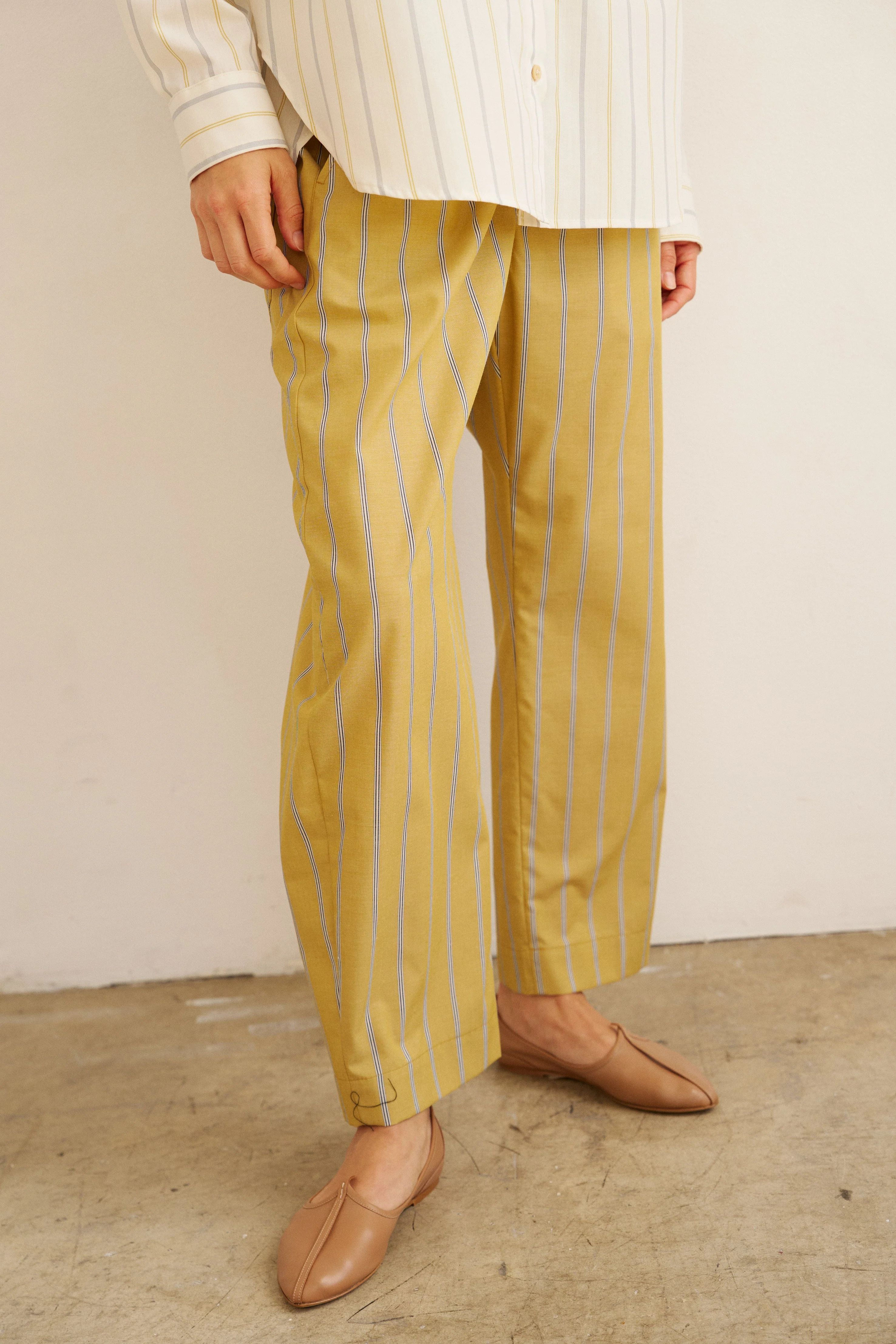 Jamie Haller - The Boxer Pant in Golden Stripe - Image 2