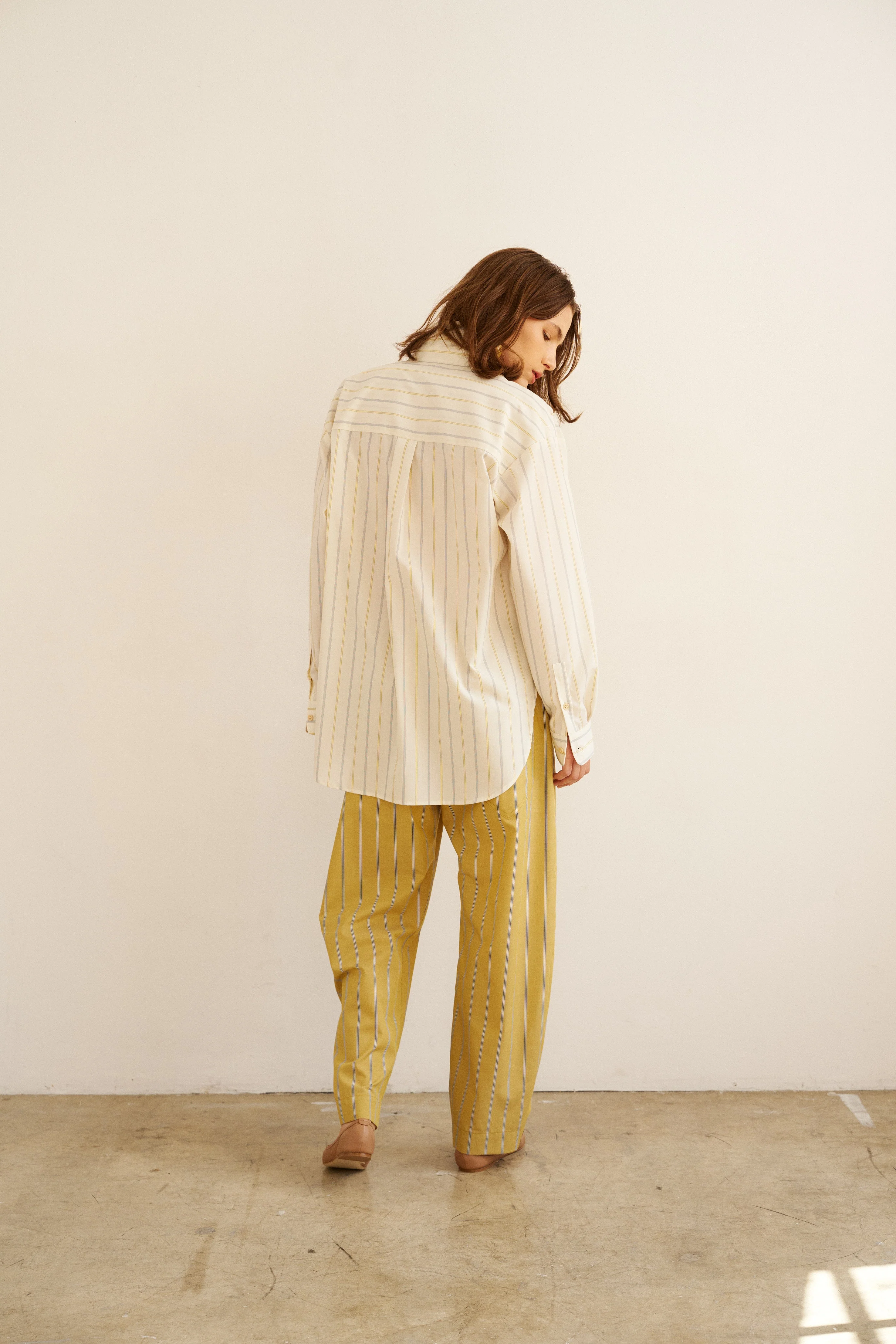Jamie Haller - The Boxer Pant in Golden Stripe - Image 5