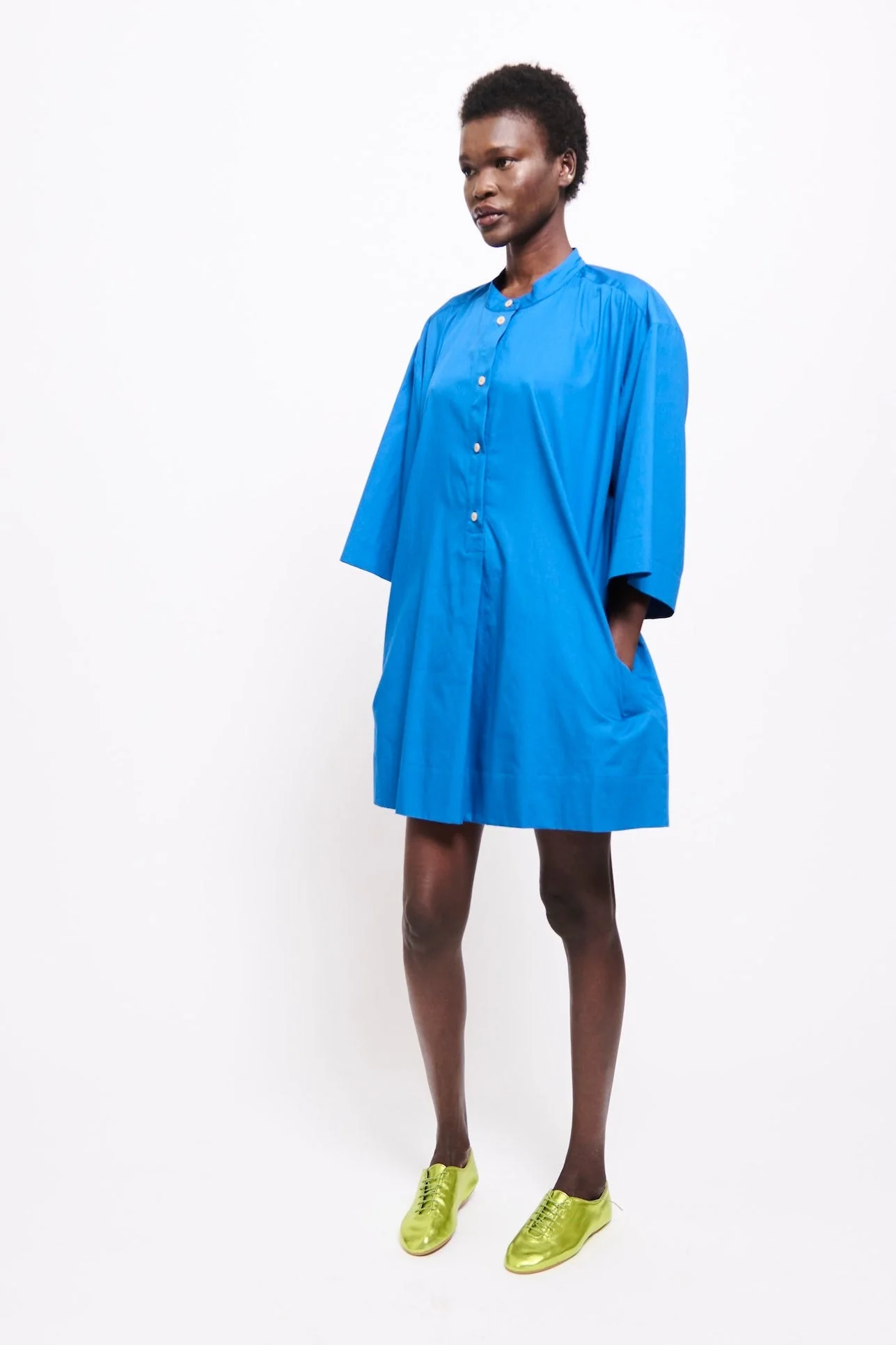 Jamie Haller - The Caftan Mini Dress in Royal Blue