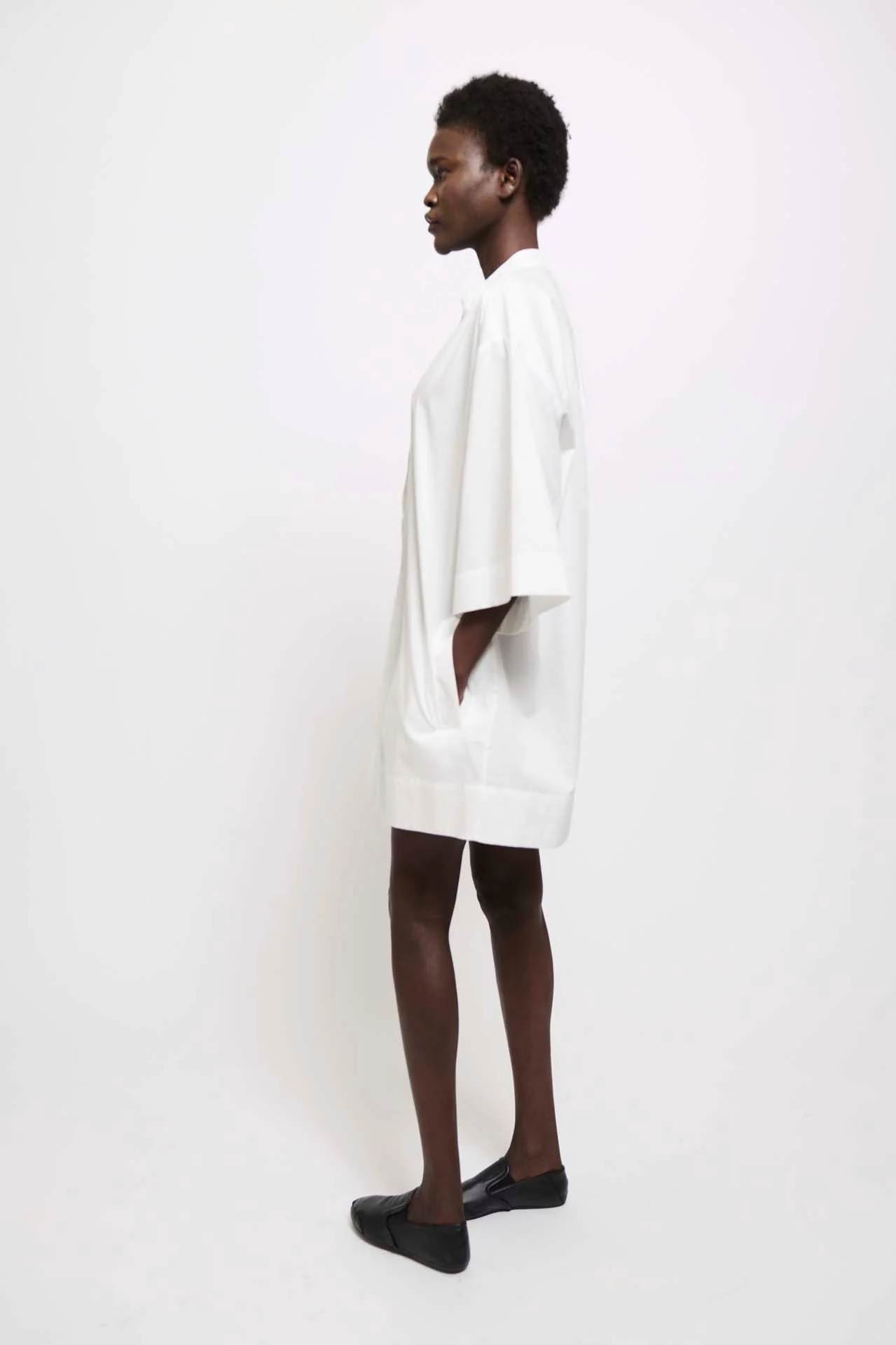 Jamie Haller - The Caftan Mini Dress in White - Image 2