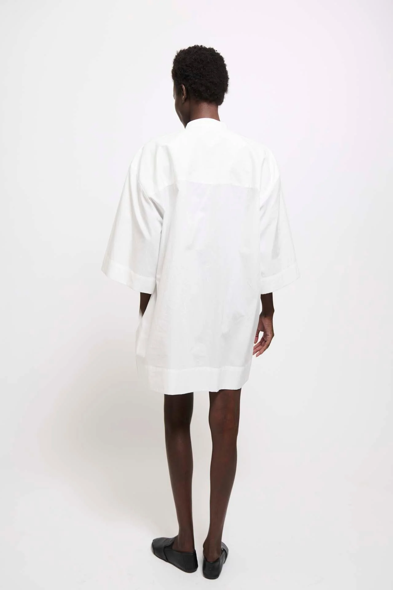 Jamie Haller - The Caftan Mini Dress in White - Image 3