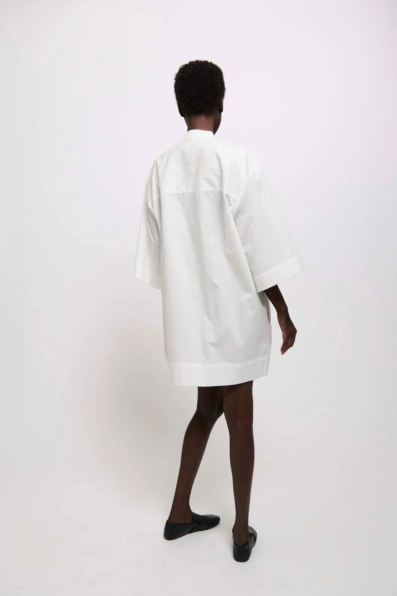 Jamie Haller - The Caftan Mini Dress in White - Image 5