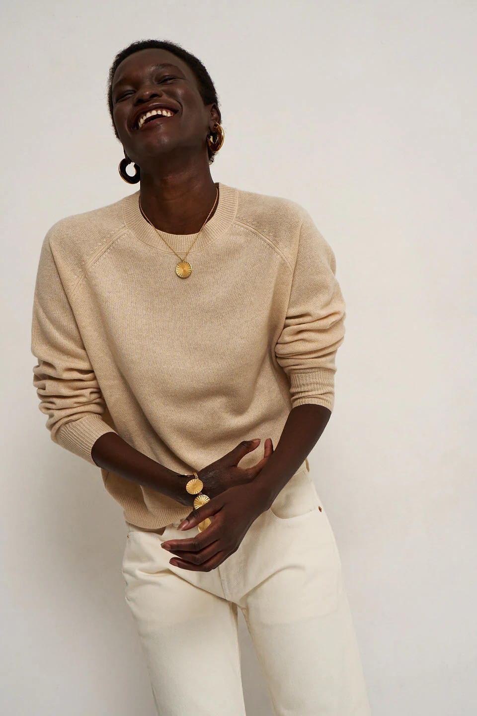 Jamie Haller - The Cashmere Crew in Creme - Image 5