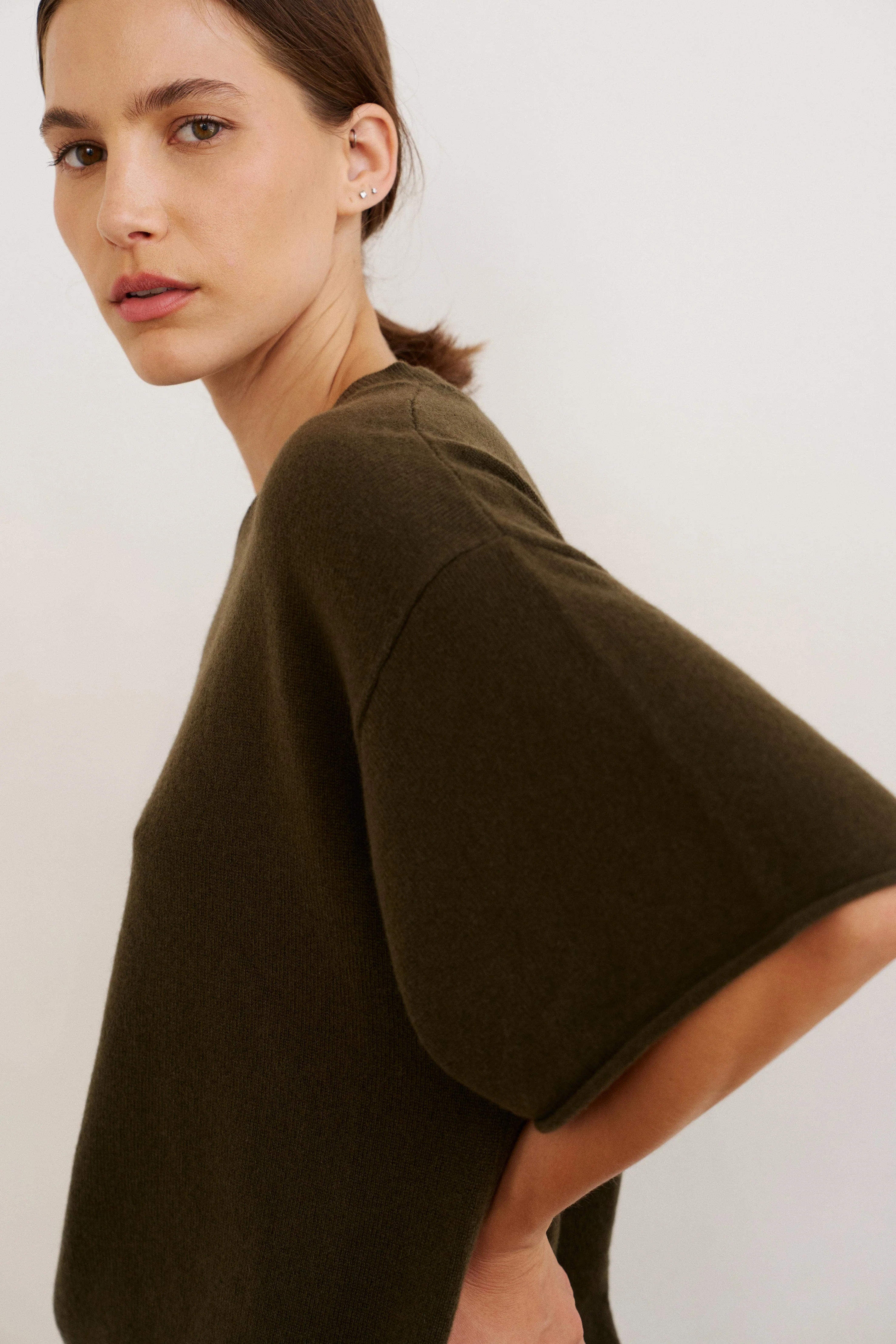Jamie Haller - The Cashmere Tee in Loden