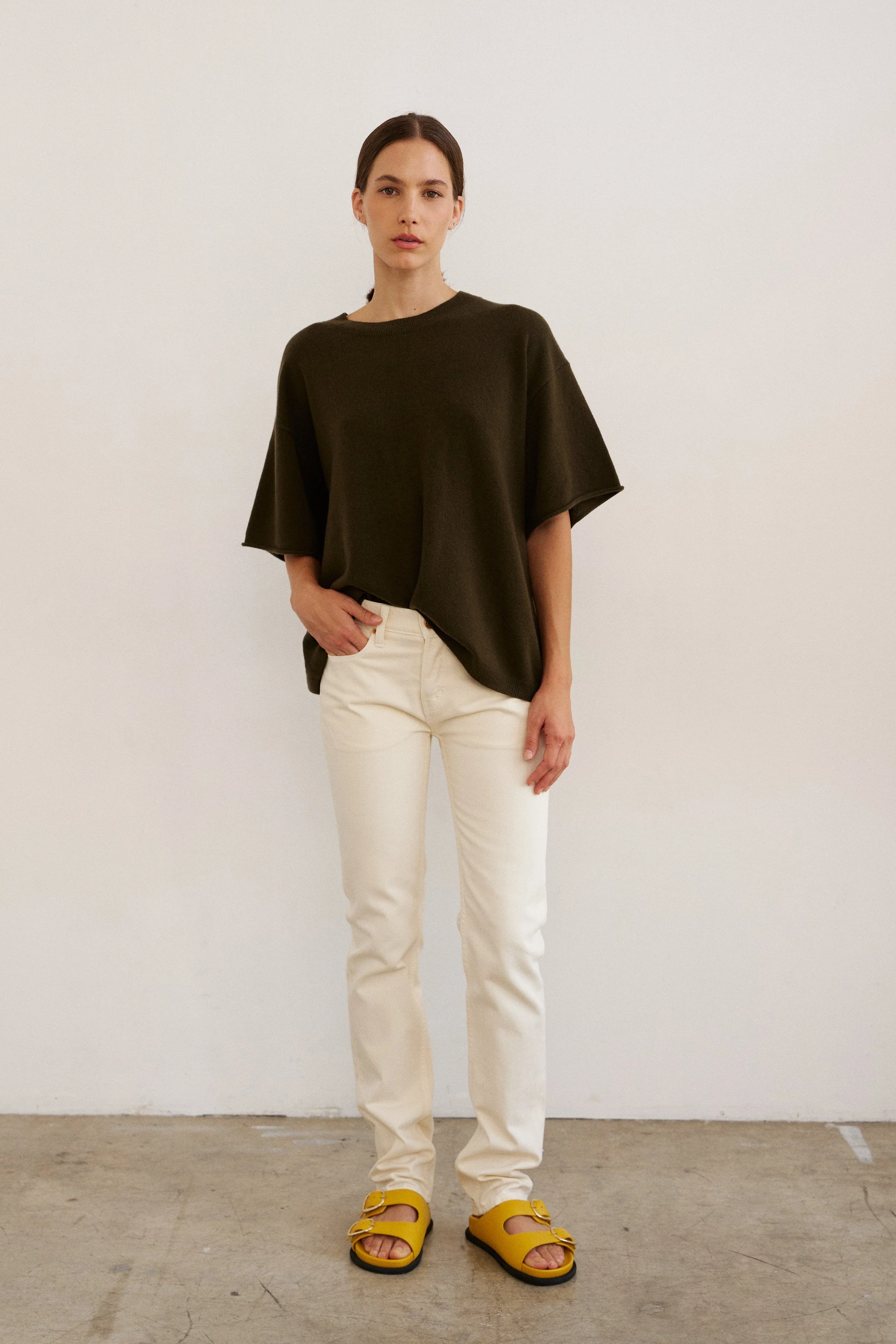 Jamie Haller - The Cashmere Tee in Loden - Image 3